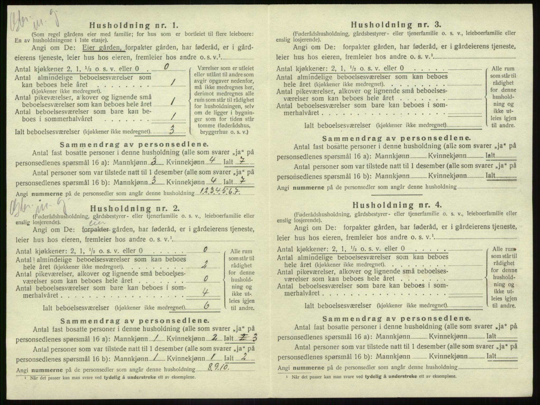 SAB, Folketelling 1920 for 1432 Førde herred, 1920, s. 541