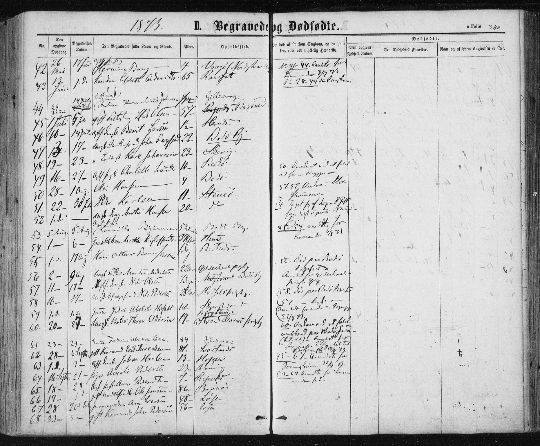 Ministerialprotokoller, klokkerbøker og fødselsregistre - Nordland, AV/SAT-A-1459/801/L0008: Ministerialbok nr. 801A08, 1864-1875, s. 340