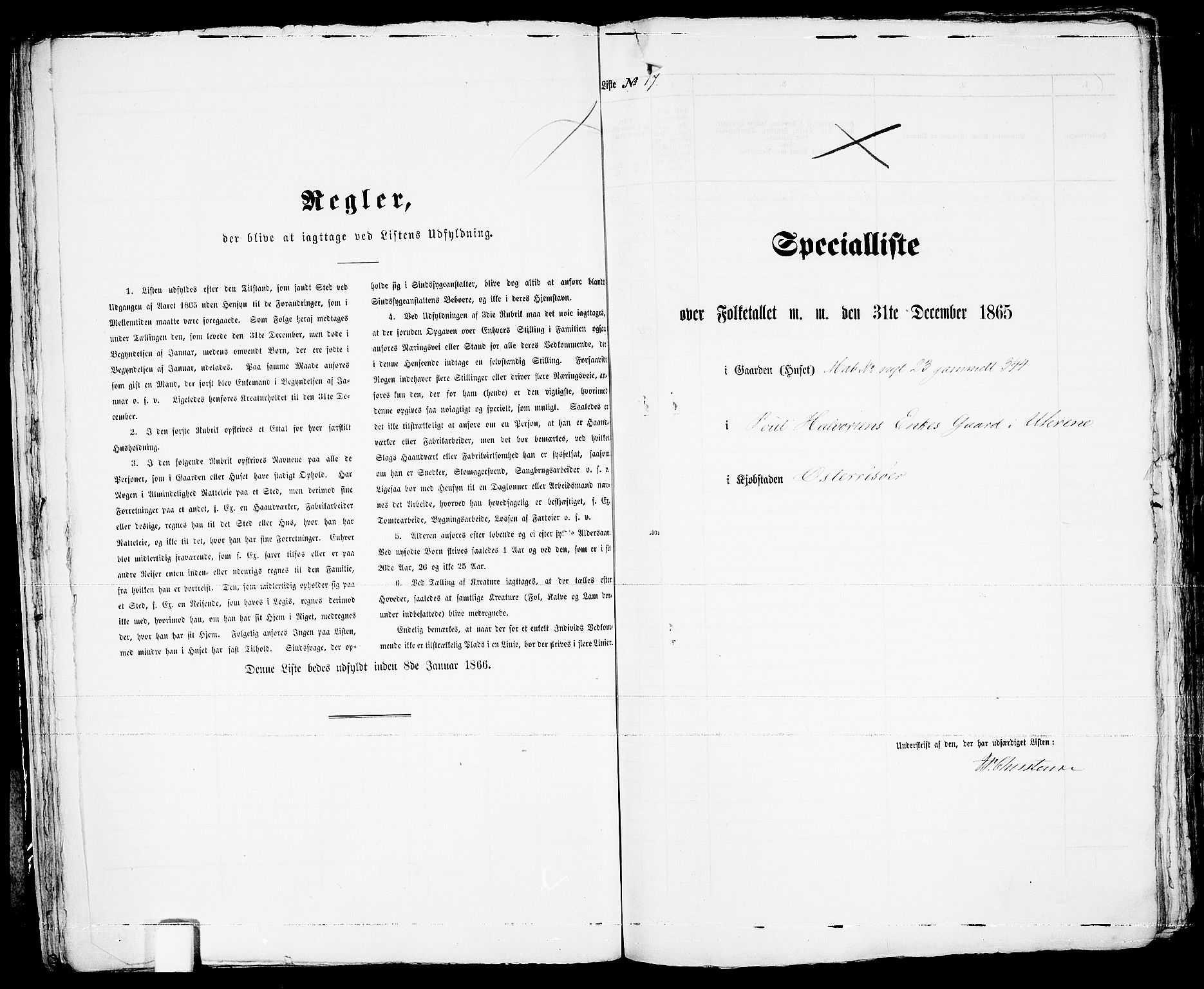 RA, Folketelling 1865 for 0901B Risør prestegjeld, Risør kjøpstad, 1865, s. 41