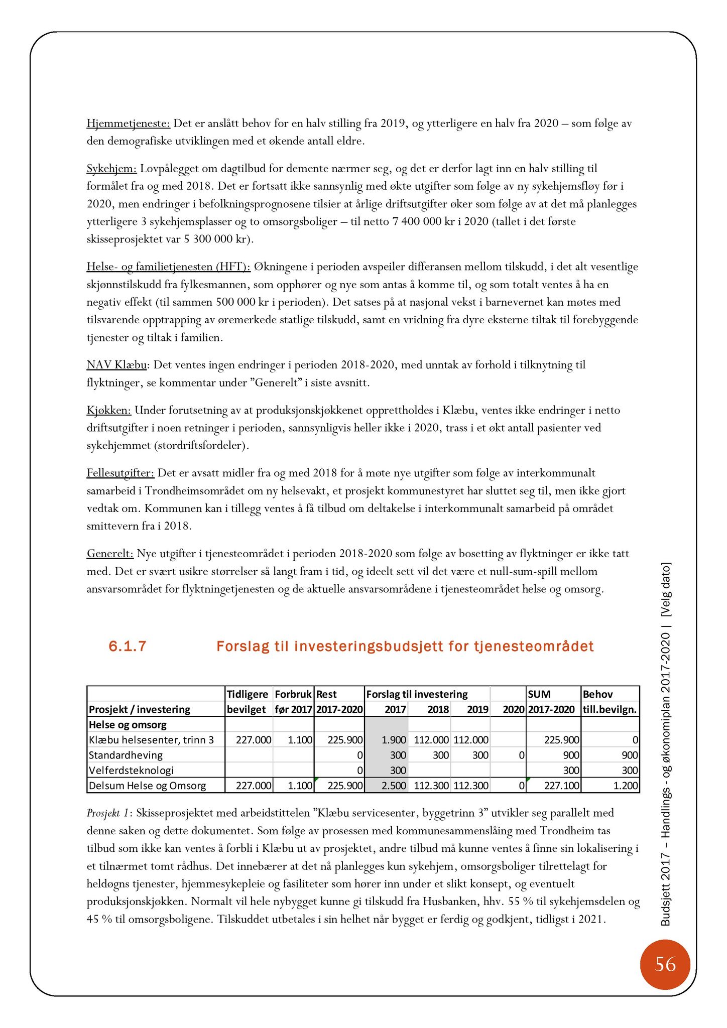 Klæbu Kommune, TRKO/KK/07-ER/L006: Eldrerådet - Møtedokumenter, 2016, s. 84