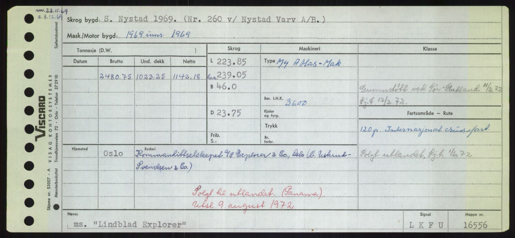 Sjøfartsdirektoratet med forløpere, Skipsmålingen, RA/S-1627/H/Hd/L0023: Fartøy, Lia-Løv, s. 119