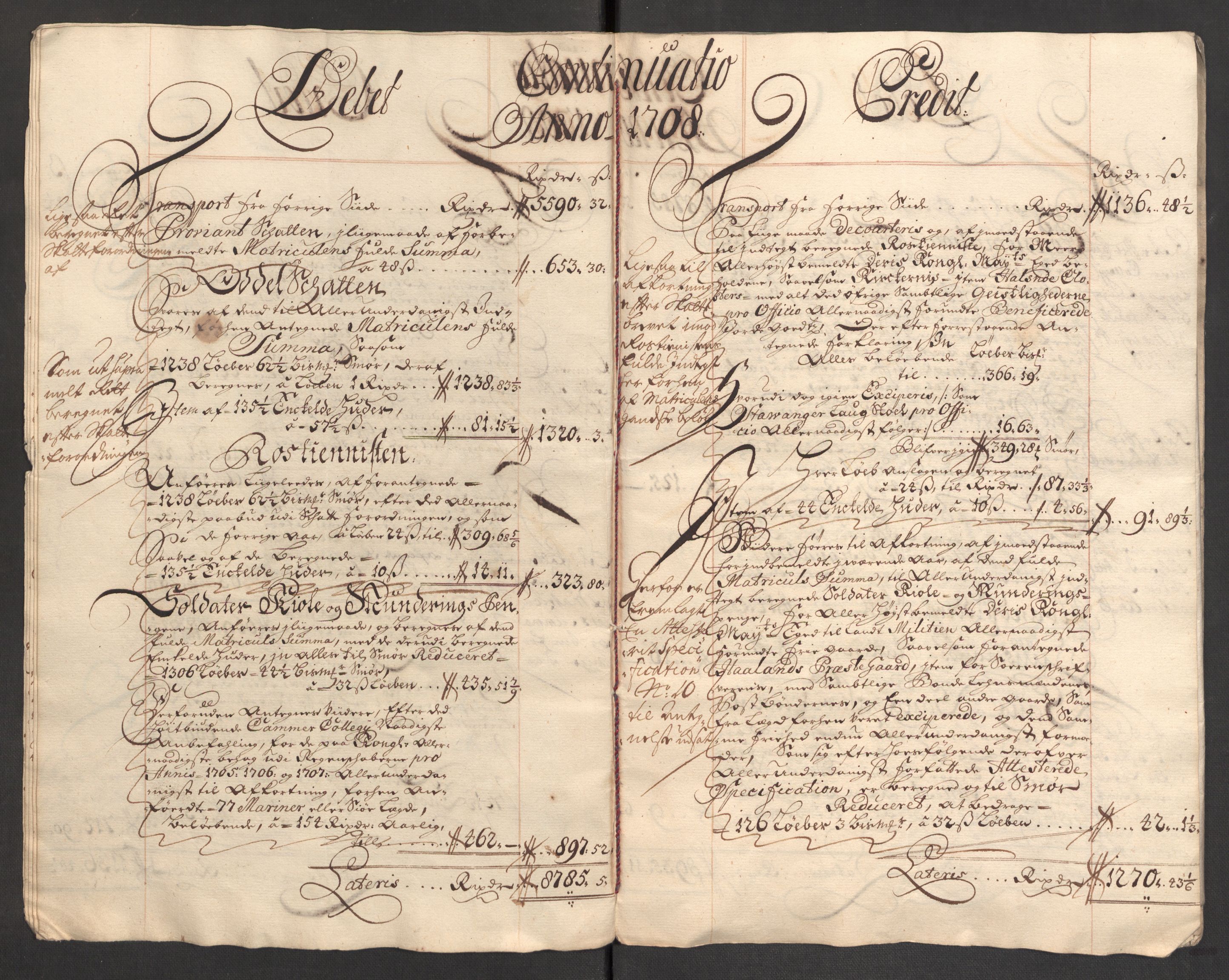 Rentekammeret inntil 1814, Reviderte regnskaper, Fogderegnskap, RA/EA-4092/R46/L2733: Fogderegnskap Jæren og Dalane, 1705-1708, s. 339