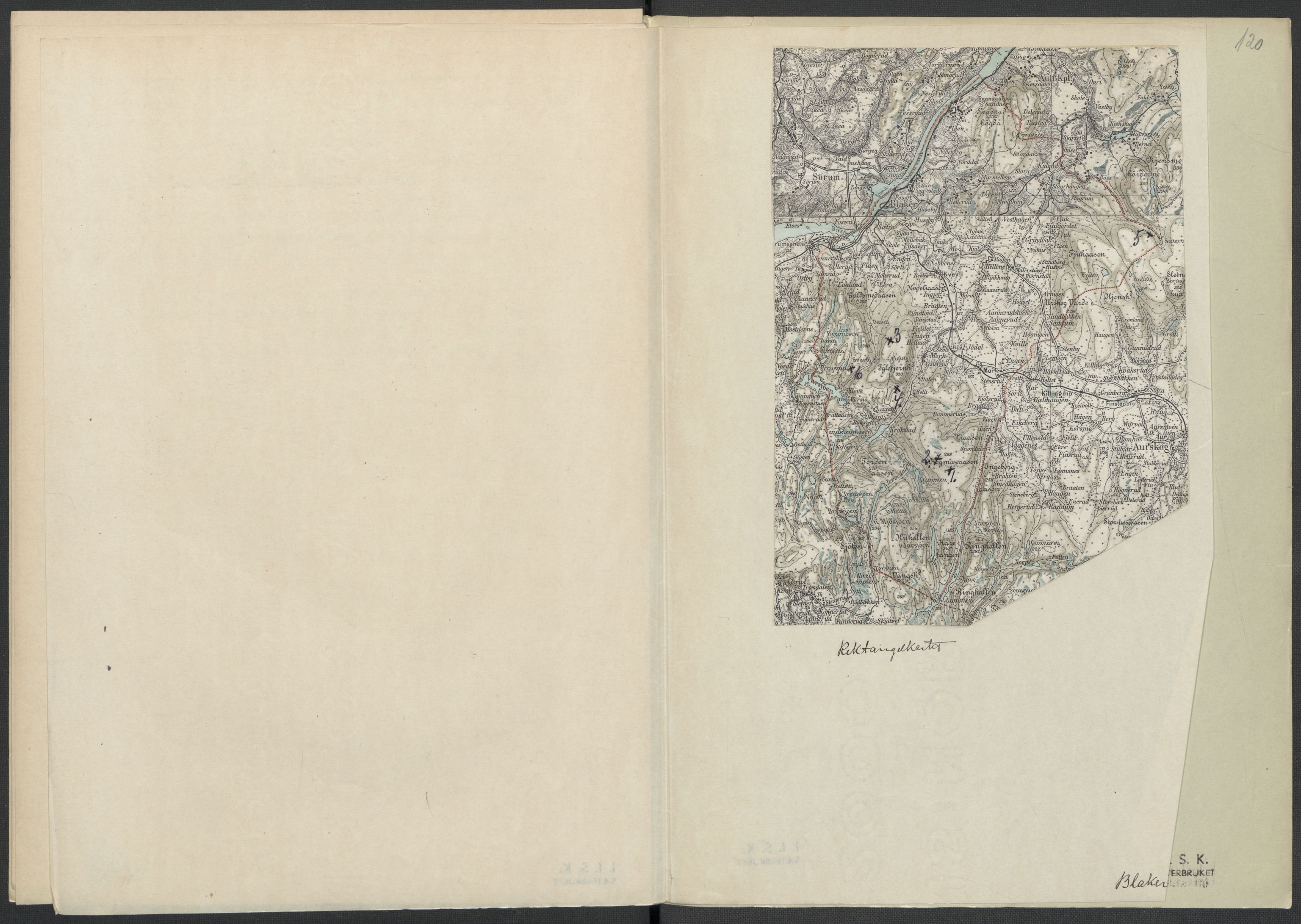 Instituttet for sammenlignende kulturforskning, RA/PA-0424/F/Fc/L0002/0002: Eske B2: / Akershus (perm II), 1932-1936, s. 120