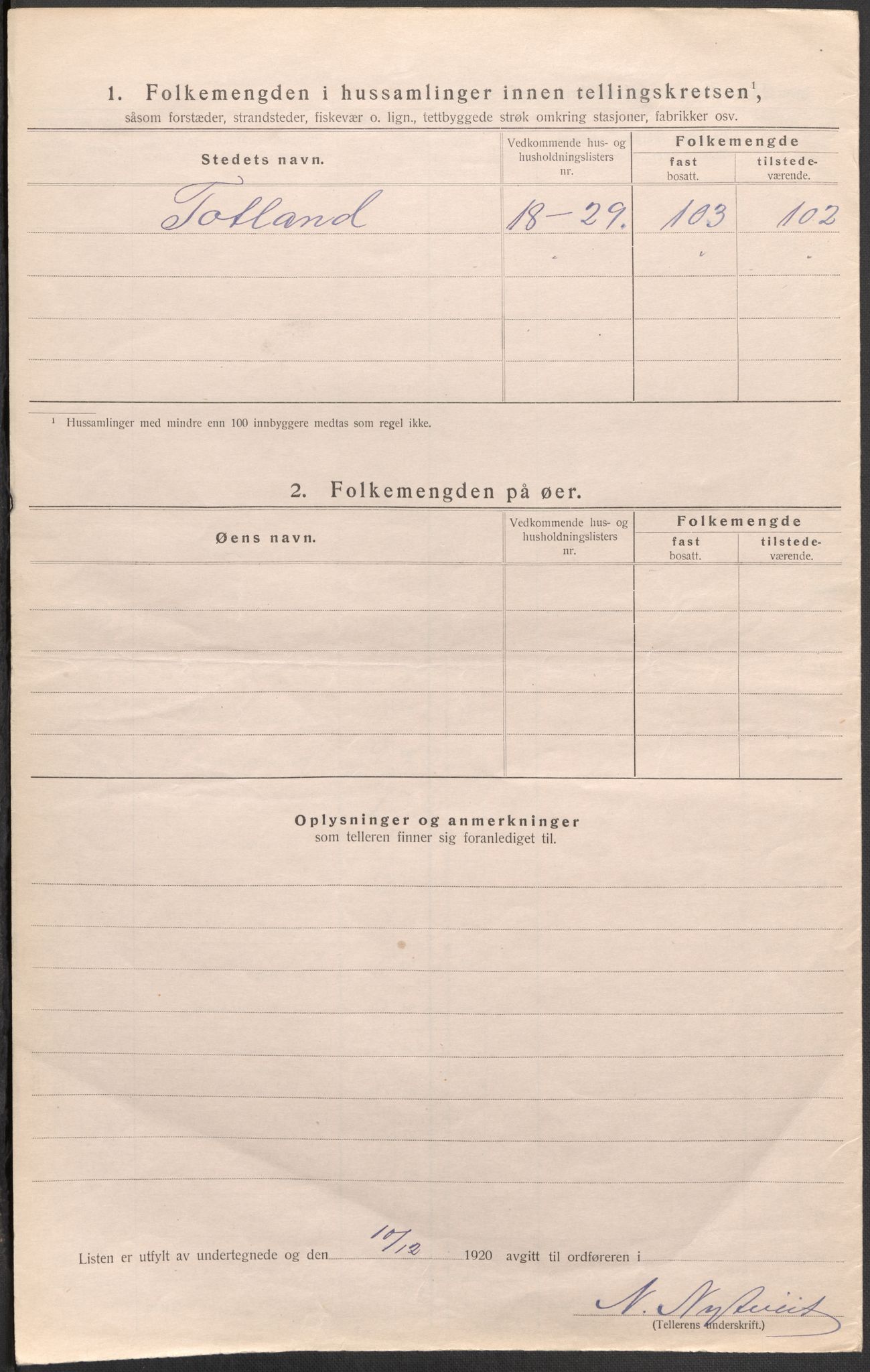 SAB, Folketelling 1920 for 1242 Samnanger herred, 1920, s. 39