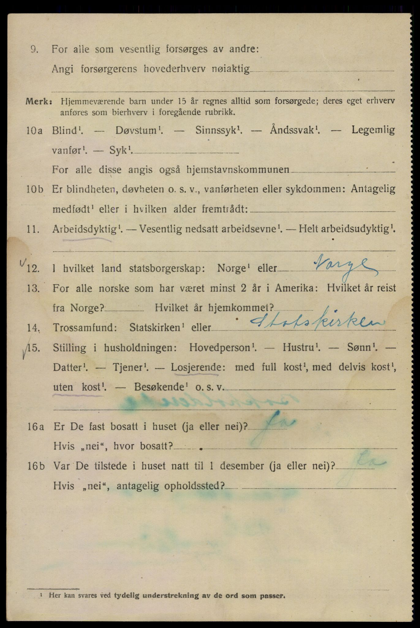 SAO, Folketelling 1920 for 0301 Kristiania kjøpstad, 1920, s. 140596