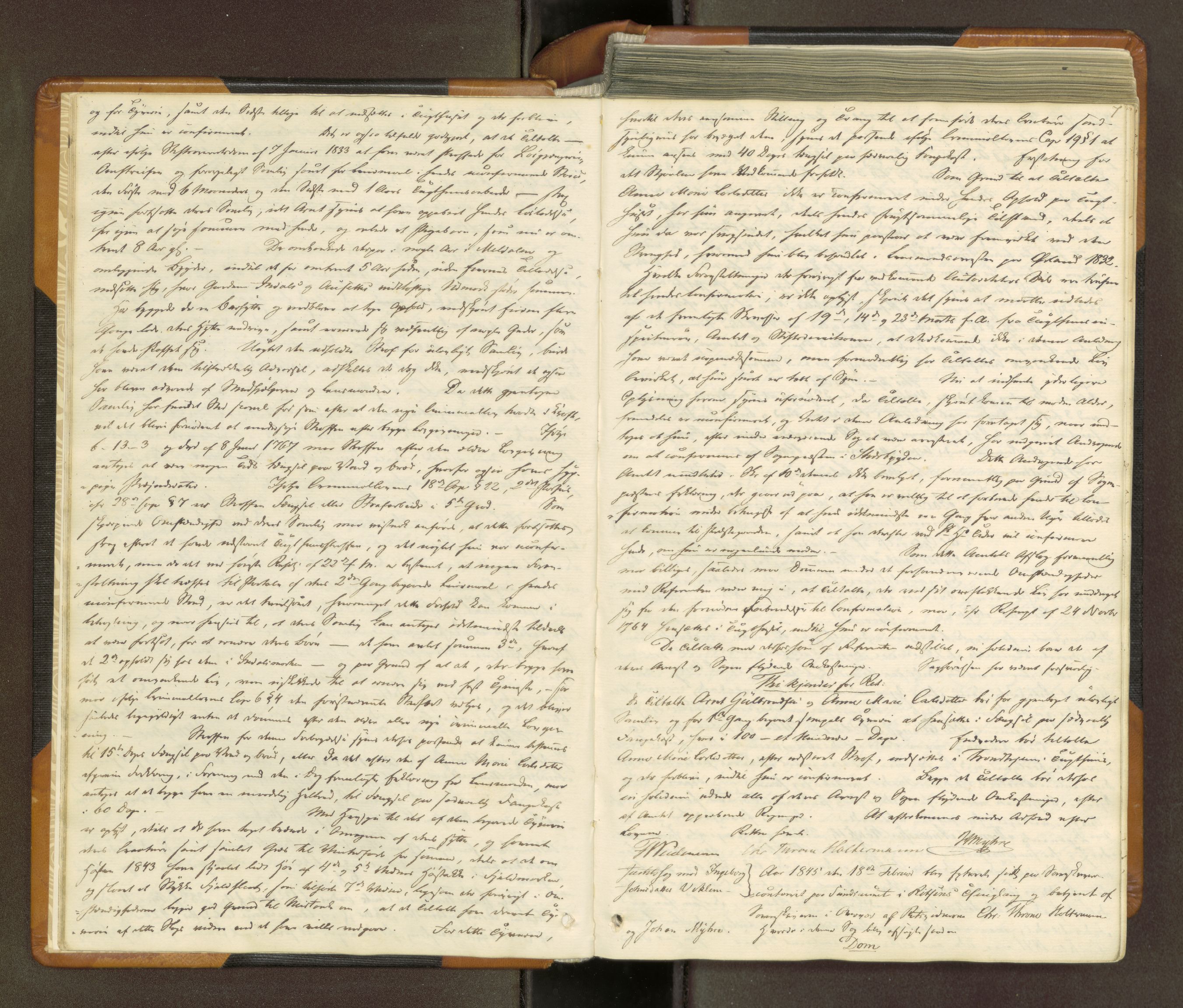 Fosen sorenskriveri, AV/SAT-A-1107/1/1/1B/L0009: Ekstrarettsprotokoll, 1845-1851, s. 6b-7a