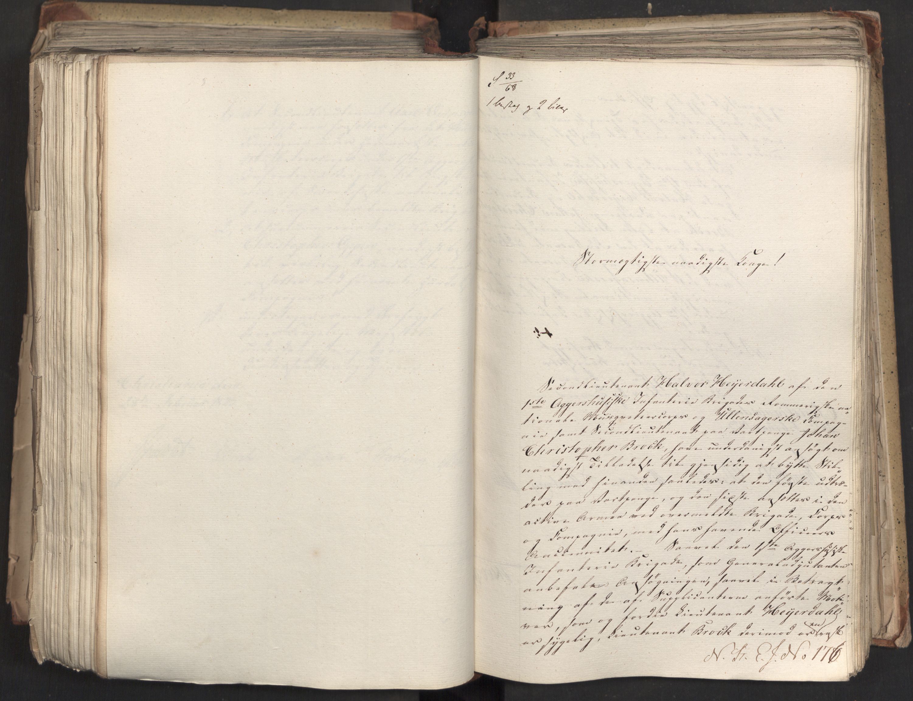Statsrådsavdelingen i Stockholm, AV/RA-S-1003/D/Da/L0033: Regjeringsinnstillinger nr. 1-274, 1823, s. 448