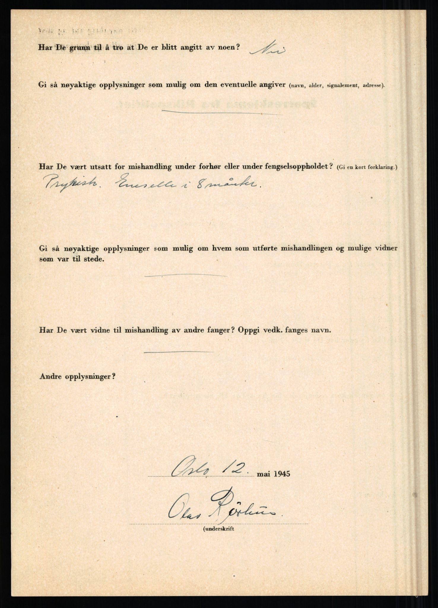 Rikspolitisjefen, AV/RA-S-1560/L/L0014: Pettersen, Aksel - Savosnick, Ernst, 1940-1945, s. 1015