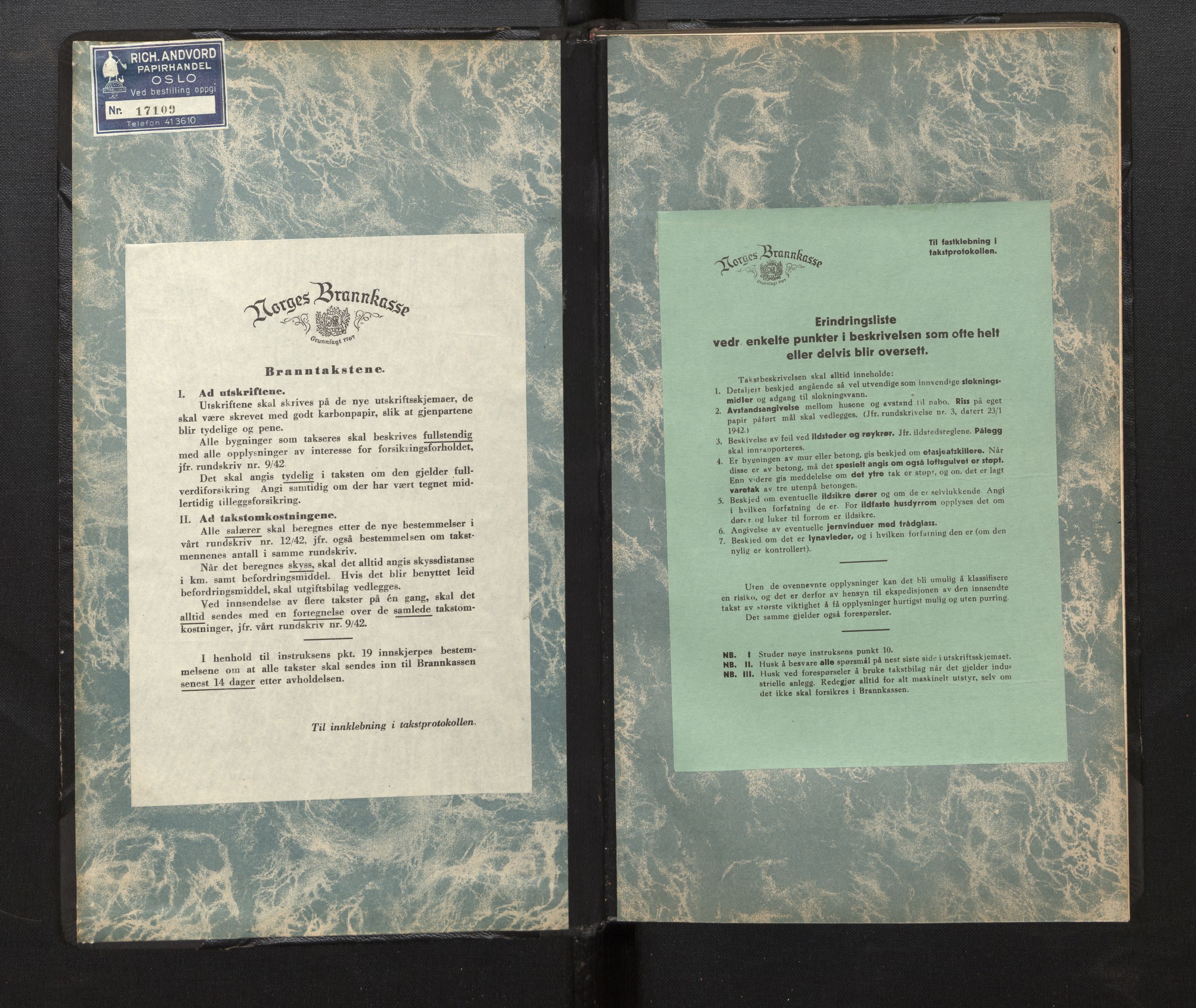 Lensmannen i Solund, SAB/A-30001/0012/L0001b: Branntakstprotokoll, 1951-1955