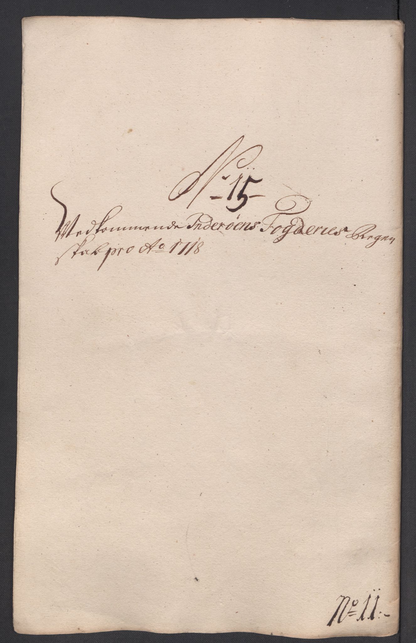 Rentekammeret inntil 1814, Reviderte regnskaper, Fogderegnskap, RA/EA-4092/R63/L4326: Fogderegnskap Inderøy, 1718, s. 187