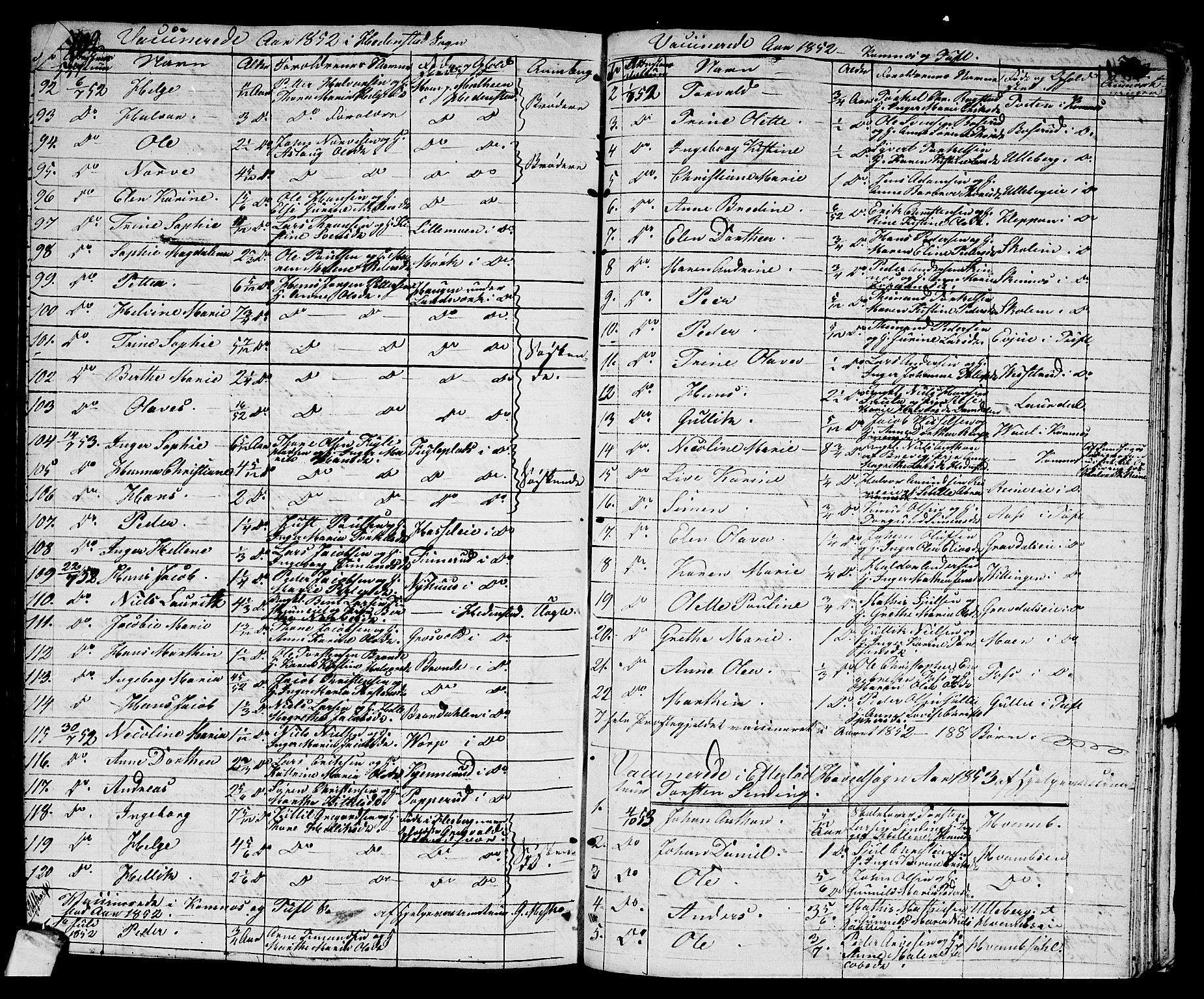 Sandsvær kirkebøker, AV/SAKO-A-244/G/Ga/L0004: Klokkerbok nr. I 4, 1840-1856, s. 351