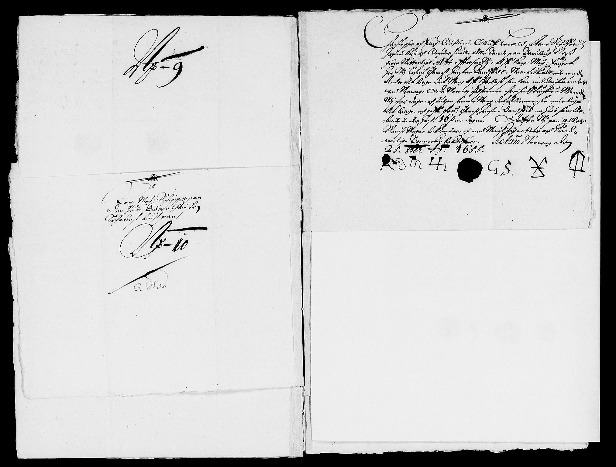 Rentekammeret inntil 1814, Reviderte regnskaper, Lensregnskaper, AV/RA-EA-5023/R/Rb/Rbl/L0011: Brunla len, 1652-1658