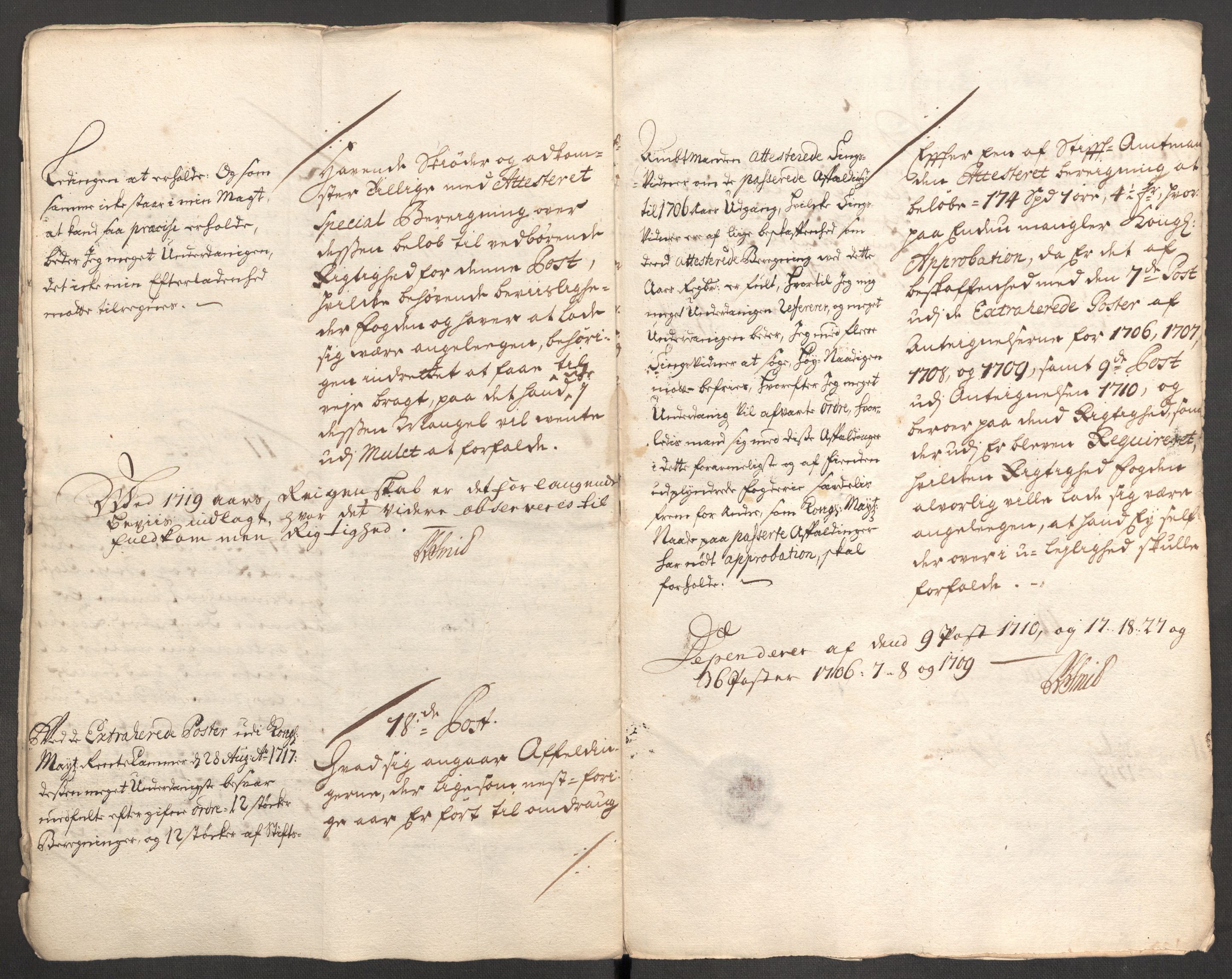 Rentekammeret inntil 1814, Reviderte regnskaper, Fogderegnskap, AV/RA-EA-4092/R63/L4319: Fogderegnskap Inderøy, 1711, s. 605