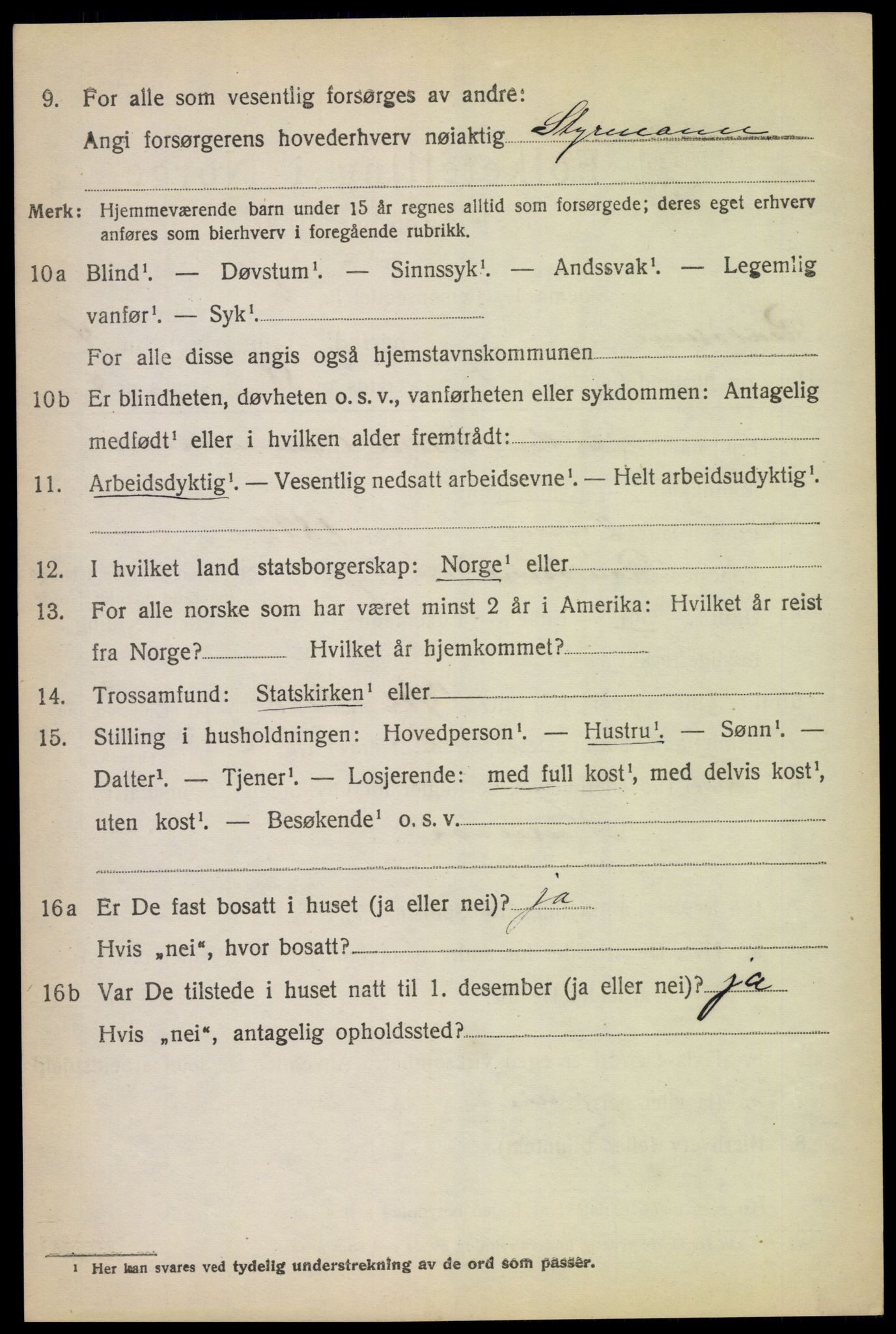SAK, Folketelling 1920 for 1011 Randesund herred, 1920, s. 1791