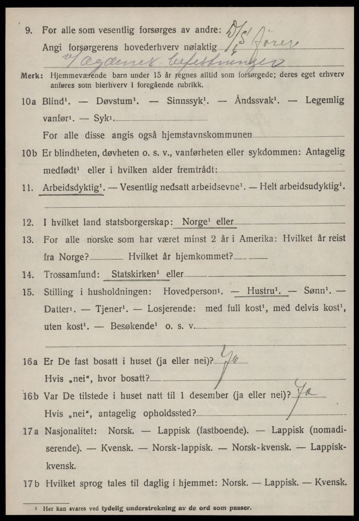 SAT, Folketelling 1920 for 1624 Rissa herred, 1920, s. 2336