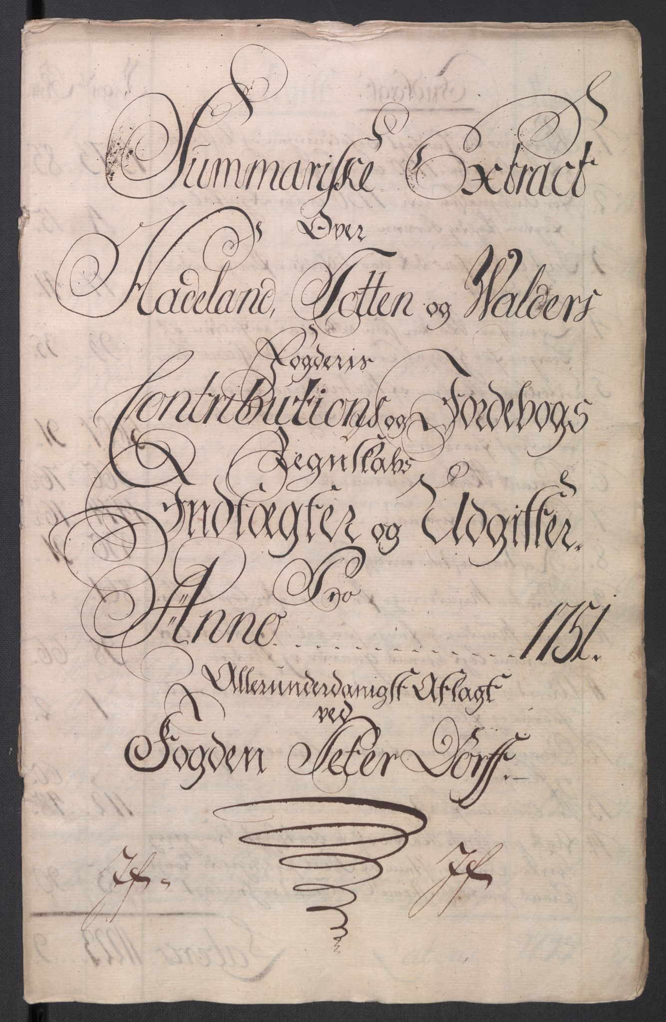 Rentekammeret inntil 1814, Reviderte regnskaper, Fogderegnskap, AV/RA-EA-4092/R18/L1348: Fogderegnskap Hadeland, Toten og Valdres, 1750-1751, s. 367