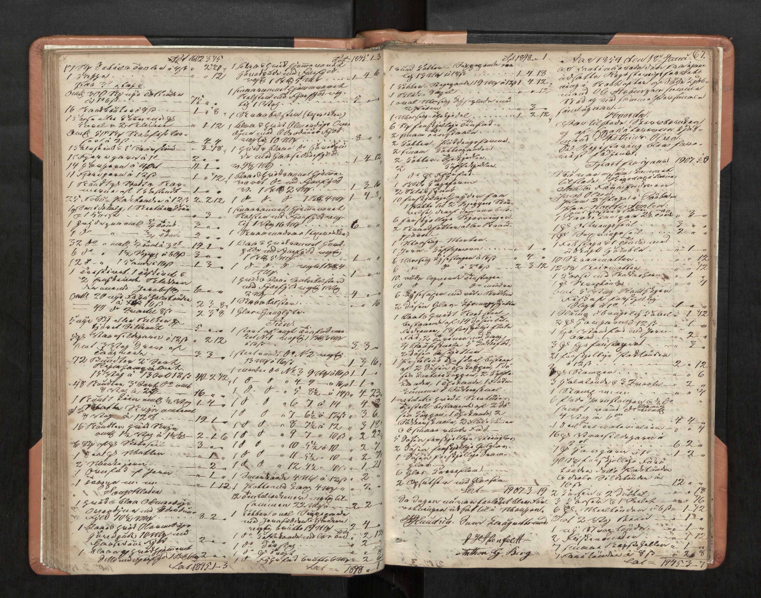 Ålesund byfogd, AV/SAT-A-4384/0001/03/03C/L0001: Registreringsprotokoll, 1848-1868, s. 67
