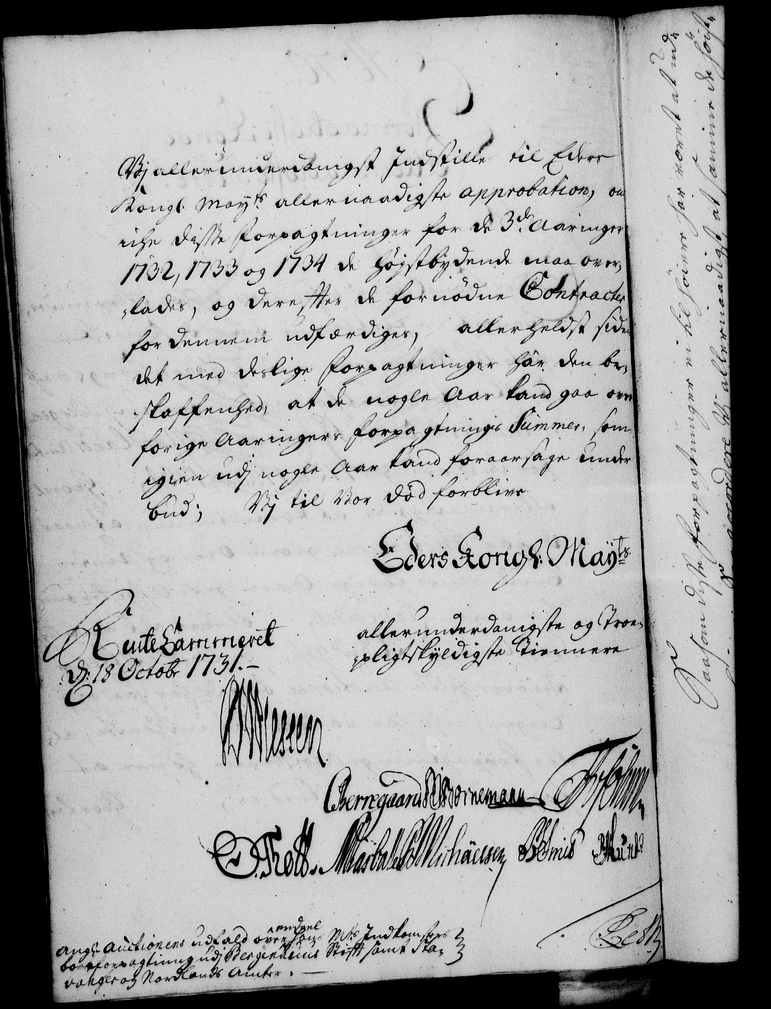 Rentekammeret, Kammerkanselliet, RA/EA-3111/G/Gf/Gfa/L0014: Norsk relasjons- og resolusjonsprotokoll (merket RK 52.14), 1731, s. 372