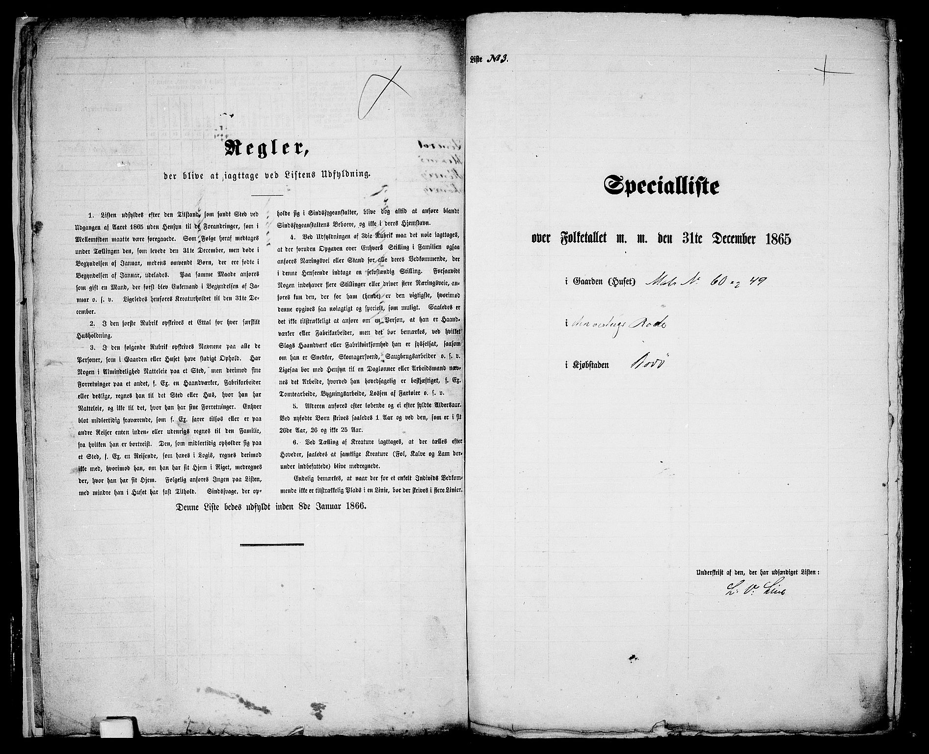 RA, Folketelling 1865 for 1804B Bodø prestegjeld, Bodø kjøpstad, 1865, s. 10