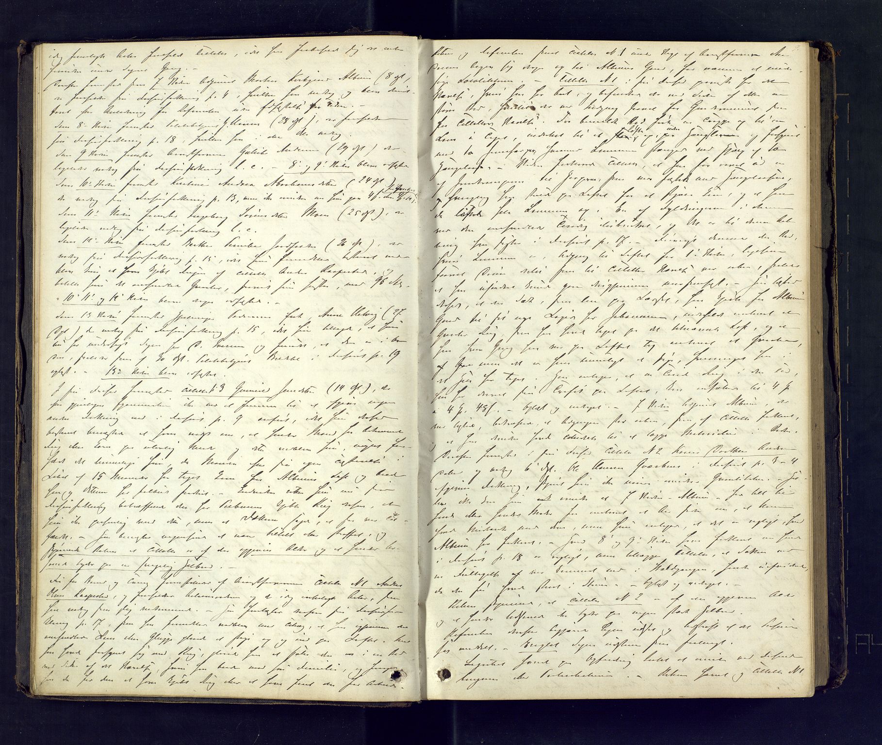 Larvik byfogd, AV/SAKO-A-218/F/Fd/L0005: Ekstrarettsprotokoll., 1863-1874, s. 9