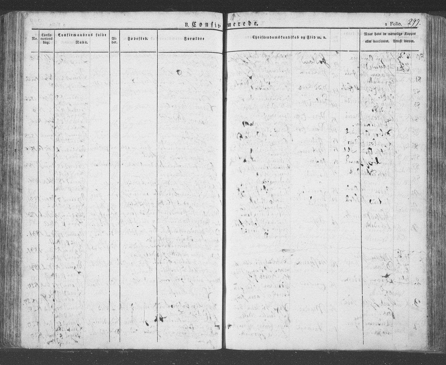 Eigersund sokneprestkontor, AV/SAST-A-101807/S08/L0009: Ministerialbok nr. A 9, 1827-1850, s. 299