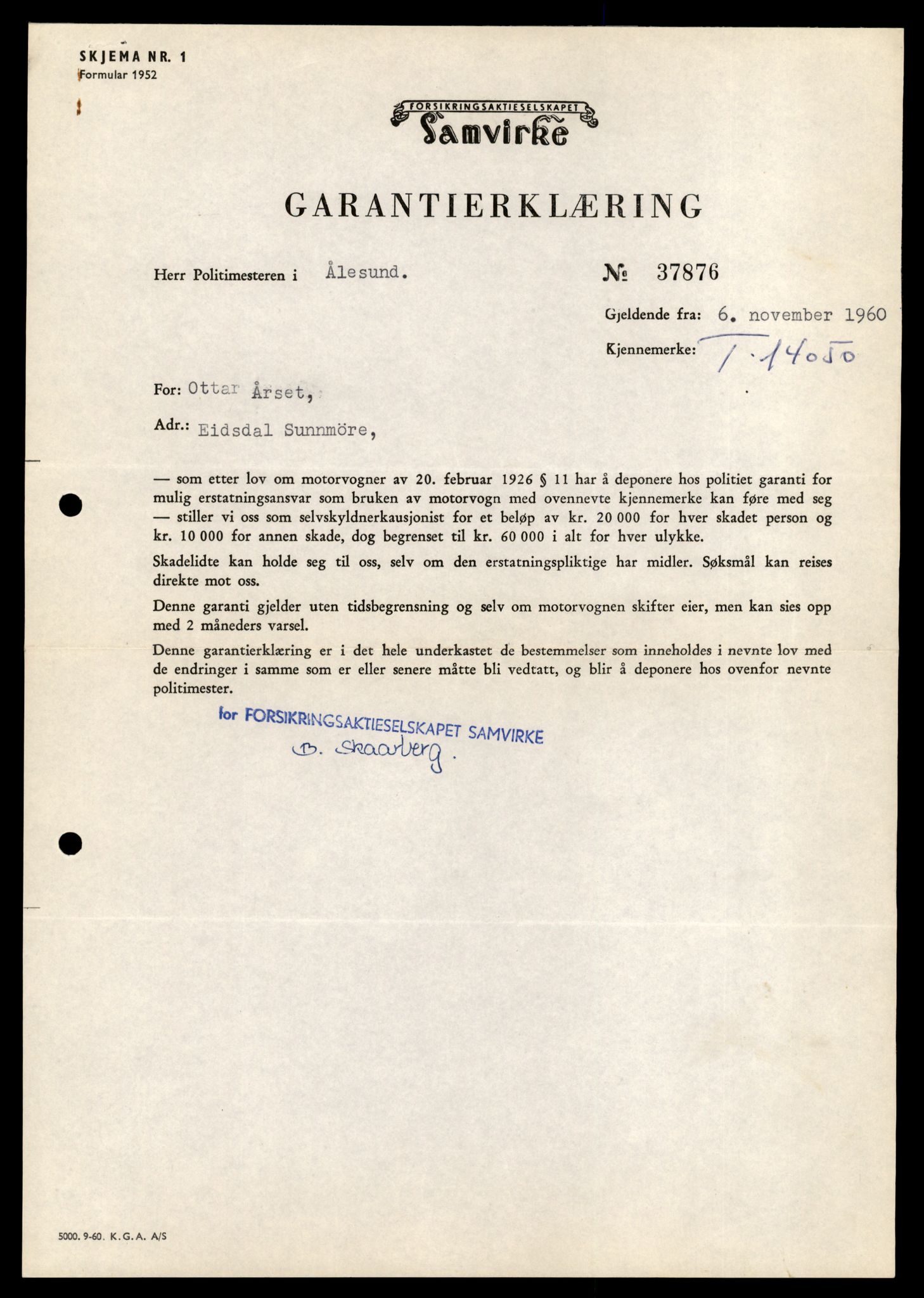 Møre og Romsdal vegkontor - Ålesund trafikkstasjon, AV/SAT-A-4099/F/Fe/L0042: Registreringskort for kjøretøy T 13906 - T 14079, 1927-1998, s. 2501