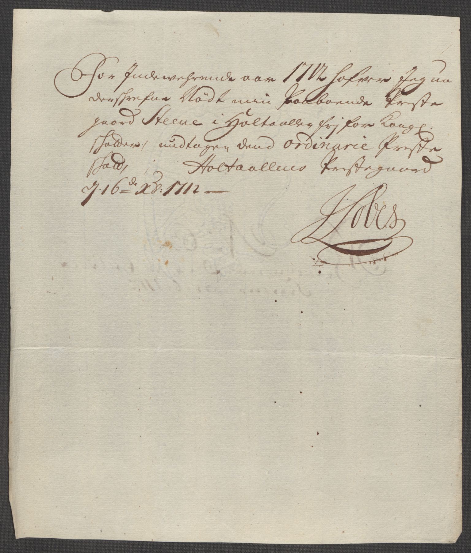 Rentekammeret inntil 1814, Reviderte regnskaper, Fogderegnskap, AV/RA-EA-4092/R60/L3963: Fogderegnskap Orkdal og Gauldal, 1712, s. 470