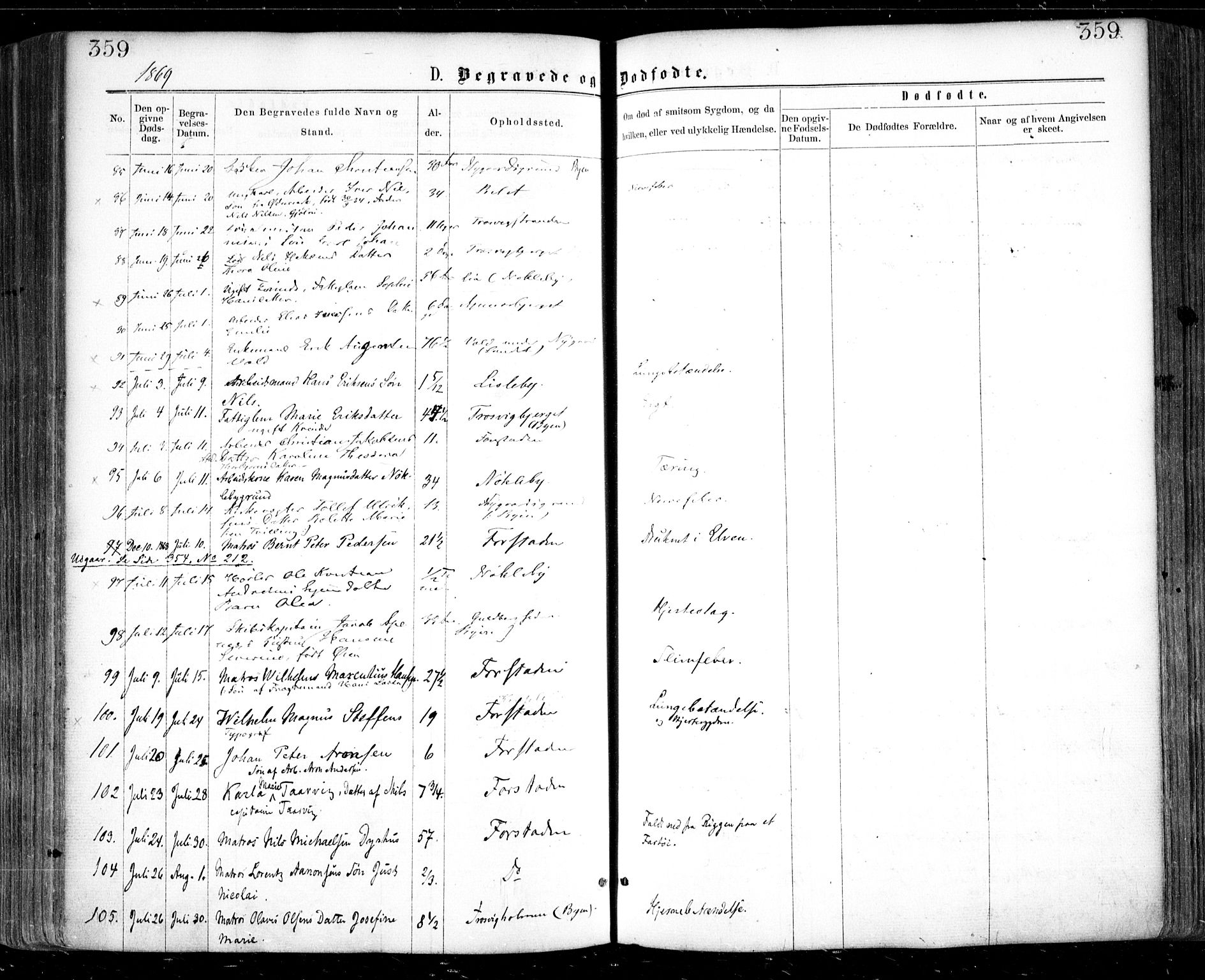 Glemmen prestekontor Kirkebøker, AV/SAO-A-10908/F/Fa/L0008: Ministerialbok nr. 8, 1862-1871, s. 359