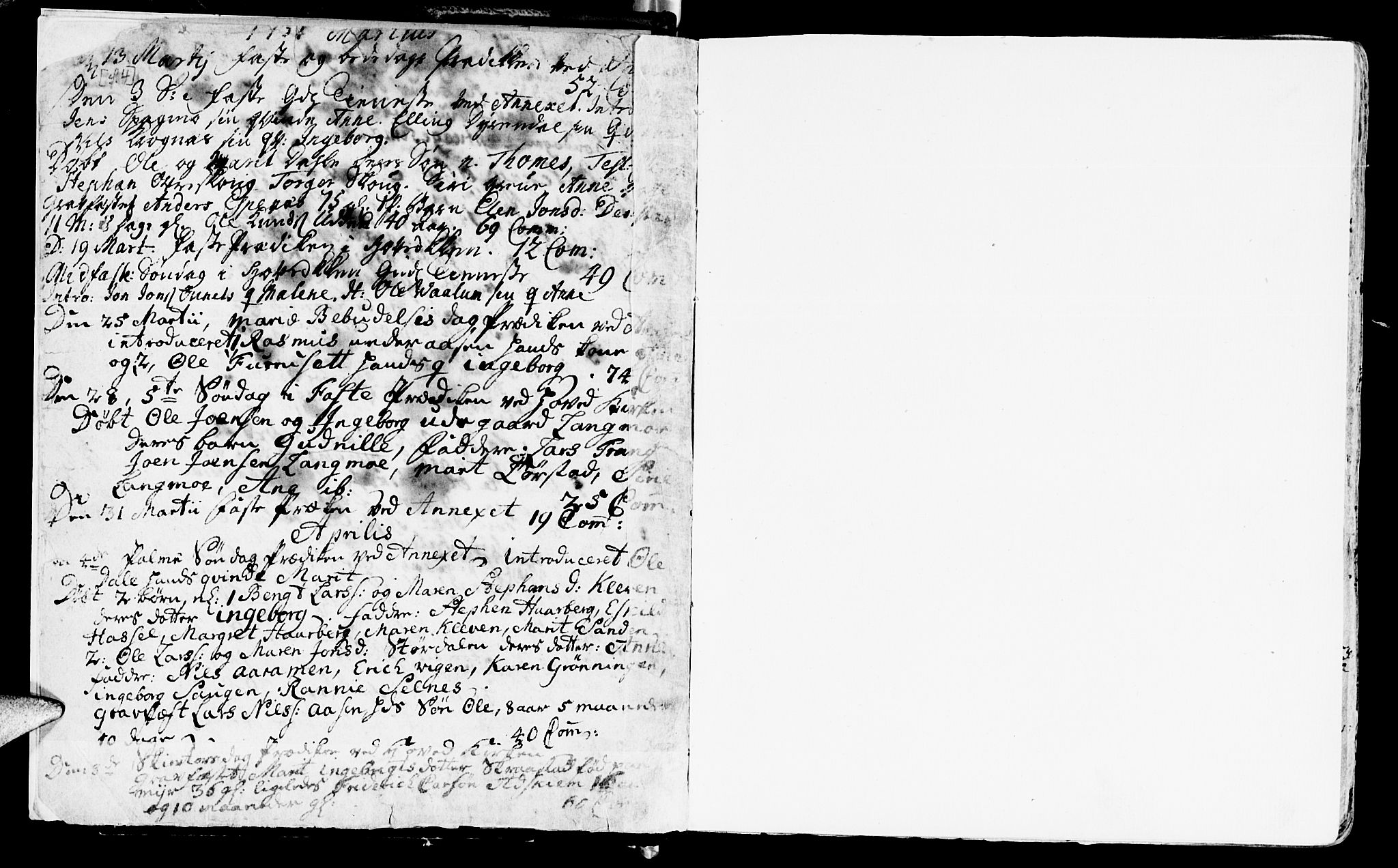Ministerialprotokoller, klokkerbøker og fødselsregistre - Sør-Trøndelag, SAT/A-1456/646/L0605: Ministerialbok nr. 646A03, 1751-1790, s. 4-5