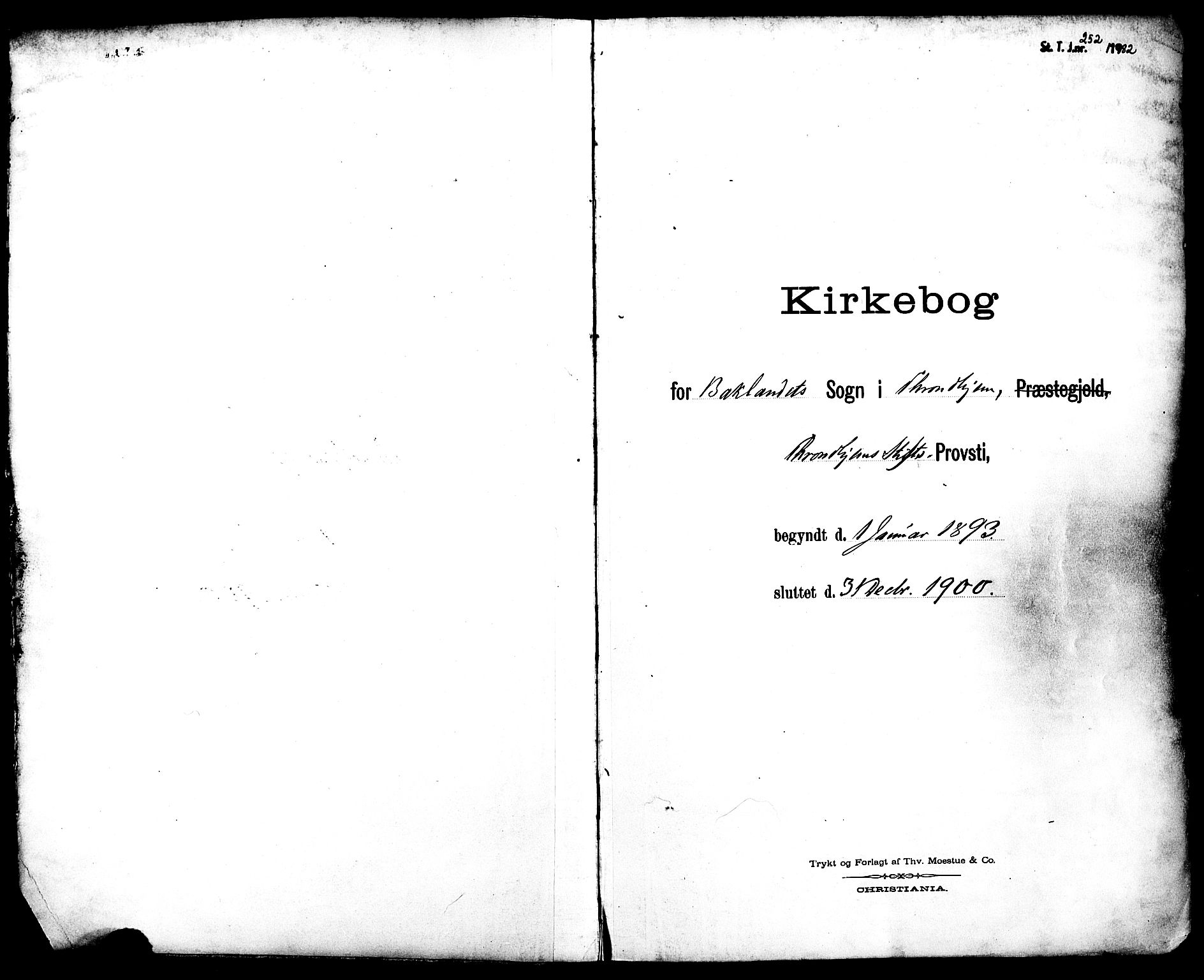 Ministerialprotokoller, klokkerbøker og fødselsregistre - Sør-Trøndelag, AV/SAT-A-1456/604/L0198: Ministerialbok nr. 604A19, 1893-1900