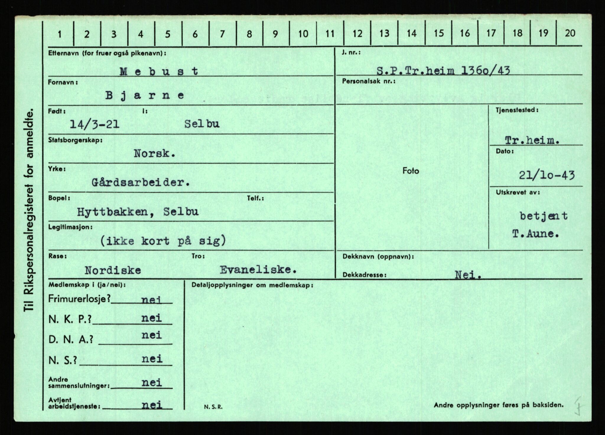 Statspolitiet - Hovedkontoret / Osloavdelingen, AV/RA-S-1329/C/Ca/L0010: Lind - Moksnes, 1943-1945, s. 3483