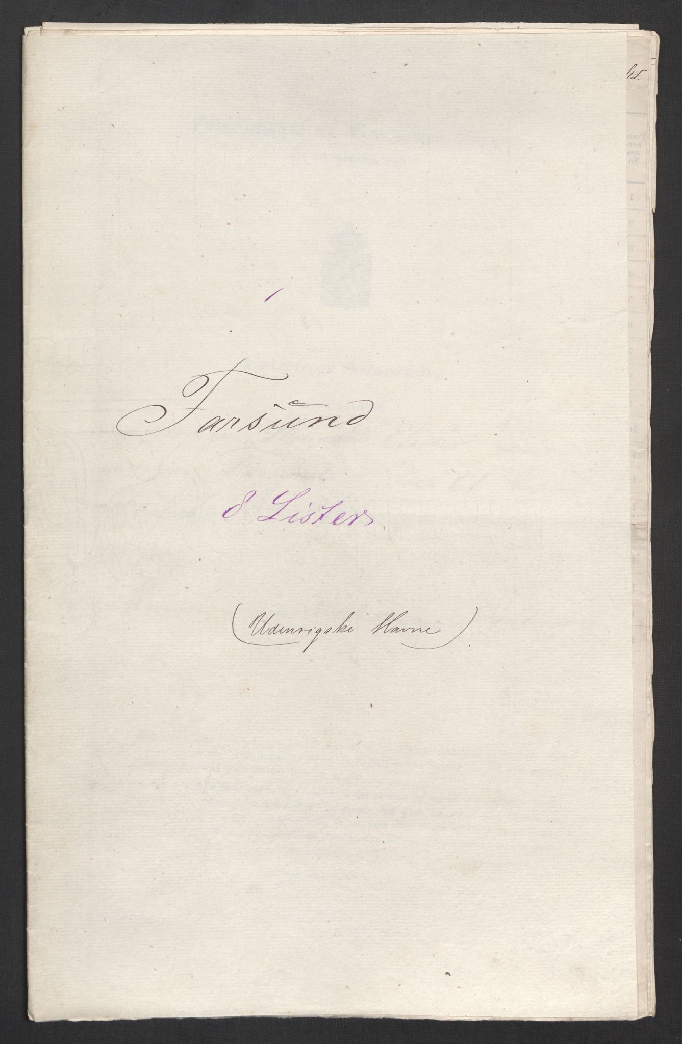 RA, Folketelling 1875, skipslister: Skip i utenrikske havner, hjemmehørende i 1) byer og ladesteder, Grimstad - Tromsø, 2) landdistrikter, 1875, s. 371