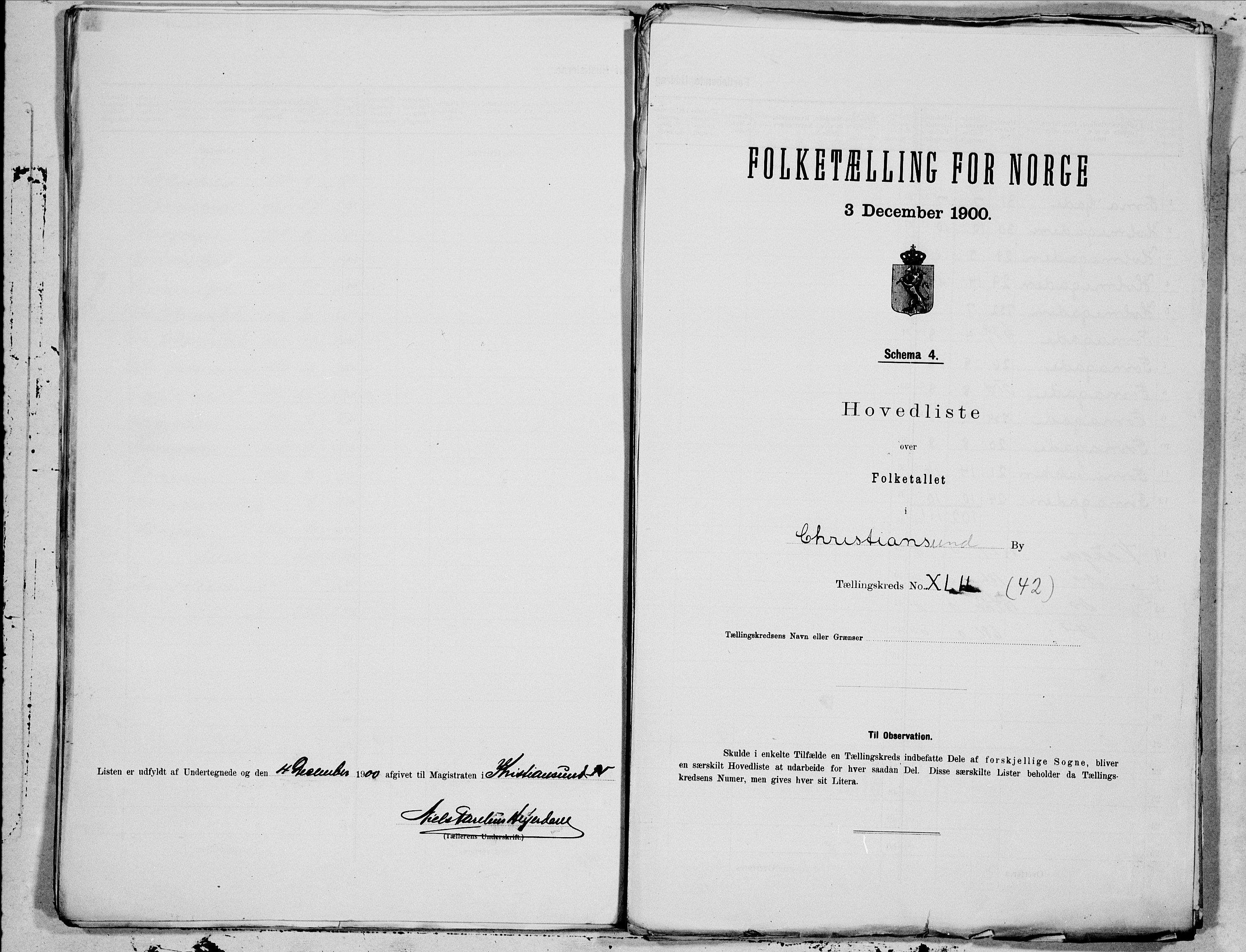SAT, Folketelling 1900 for 1503 Kristiansund kjøpstad, 1900, s. 84