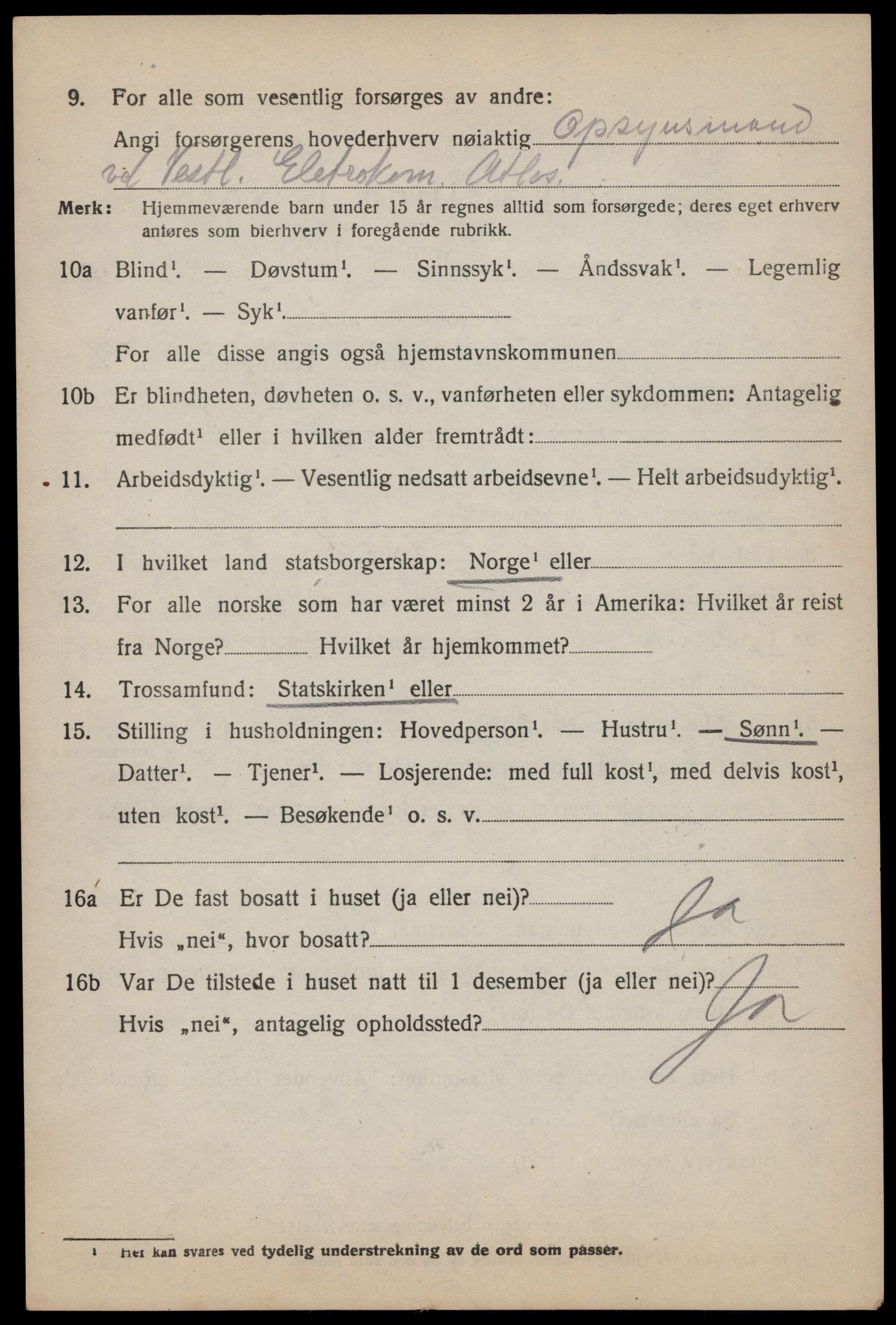 SAST, Folketelling 1920 for 1129 Forsand herred, 1920, s. 1624