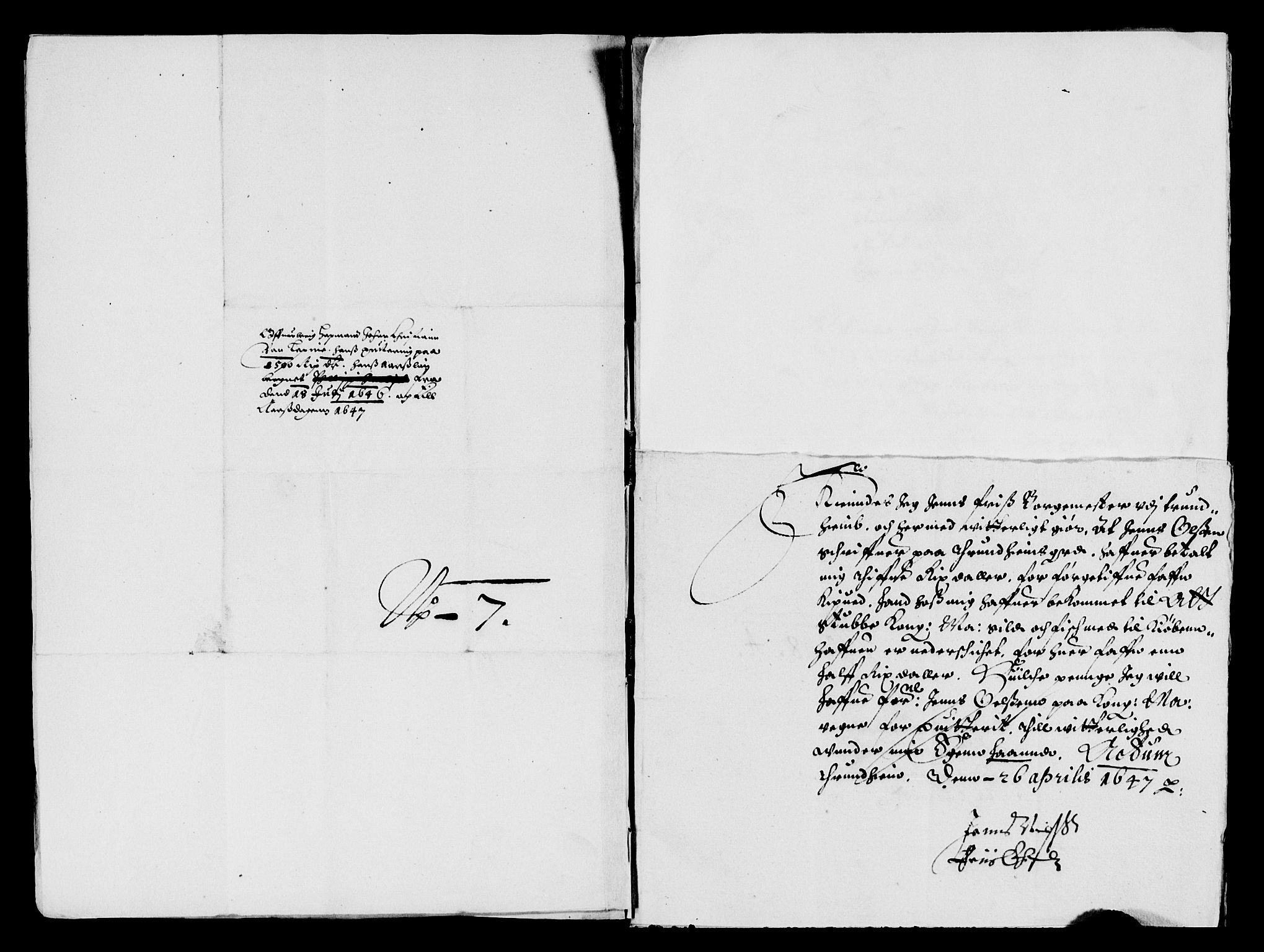 Rentekammeret inntil 1814, Reviderte regnskaper, Lensregnskaper, AV/RA-EA-5023/R/Rb/Rbw/L0087: Trondheim len, 1646-1647