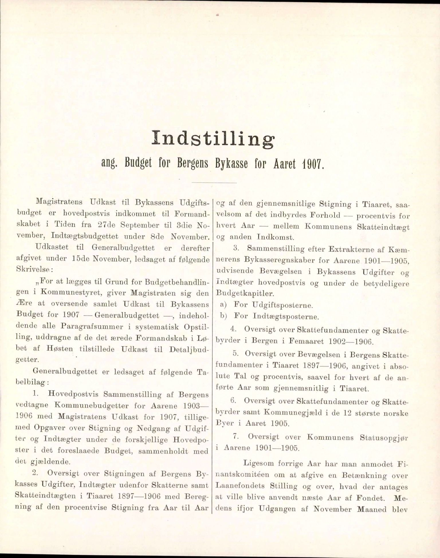 Bergen kommune. Formannskapet, BBA/A-0003/Ad/L0075: Bergens Kommuneforhandlinger, bind II, 1906