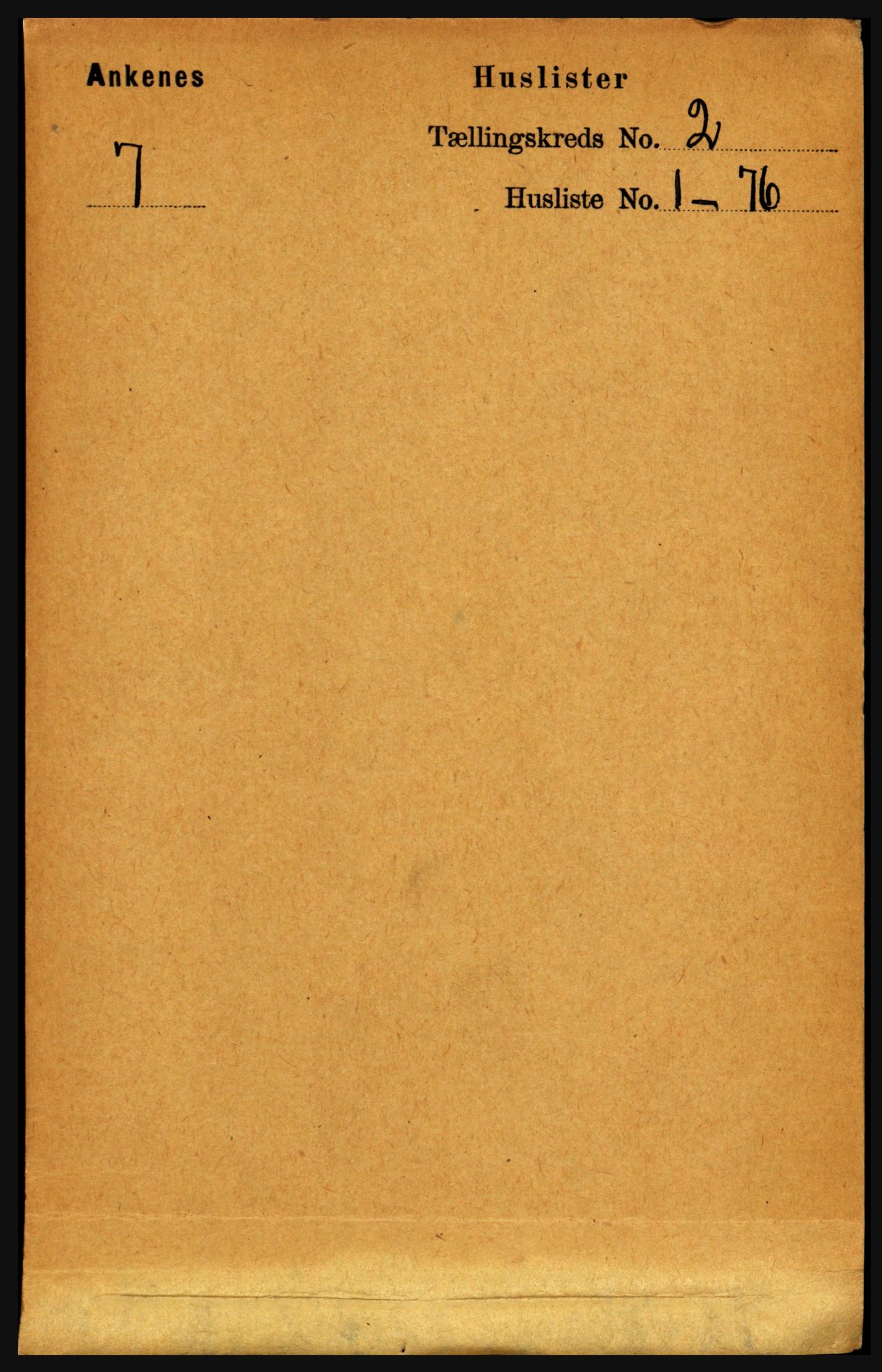 RA, Folketelling 1891 for 1855 Ankenes herred, 1891, s. 763