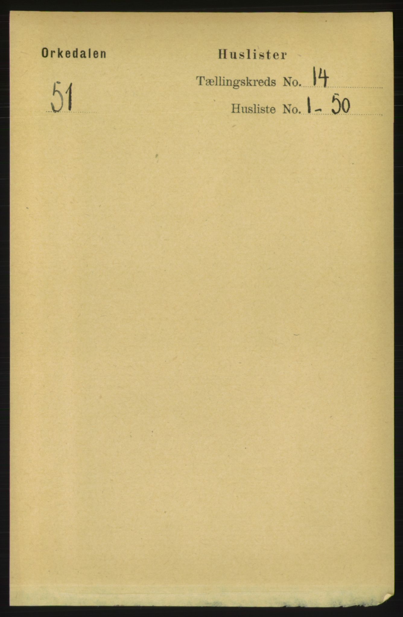 RA, Folketelling 1891 for 1638 Orkdal herred, 1891, s. 6497
