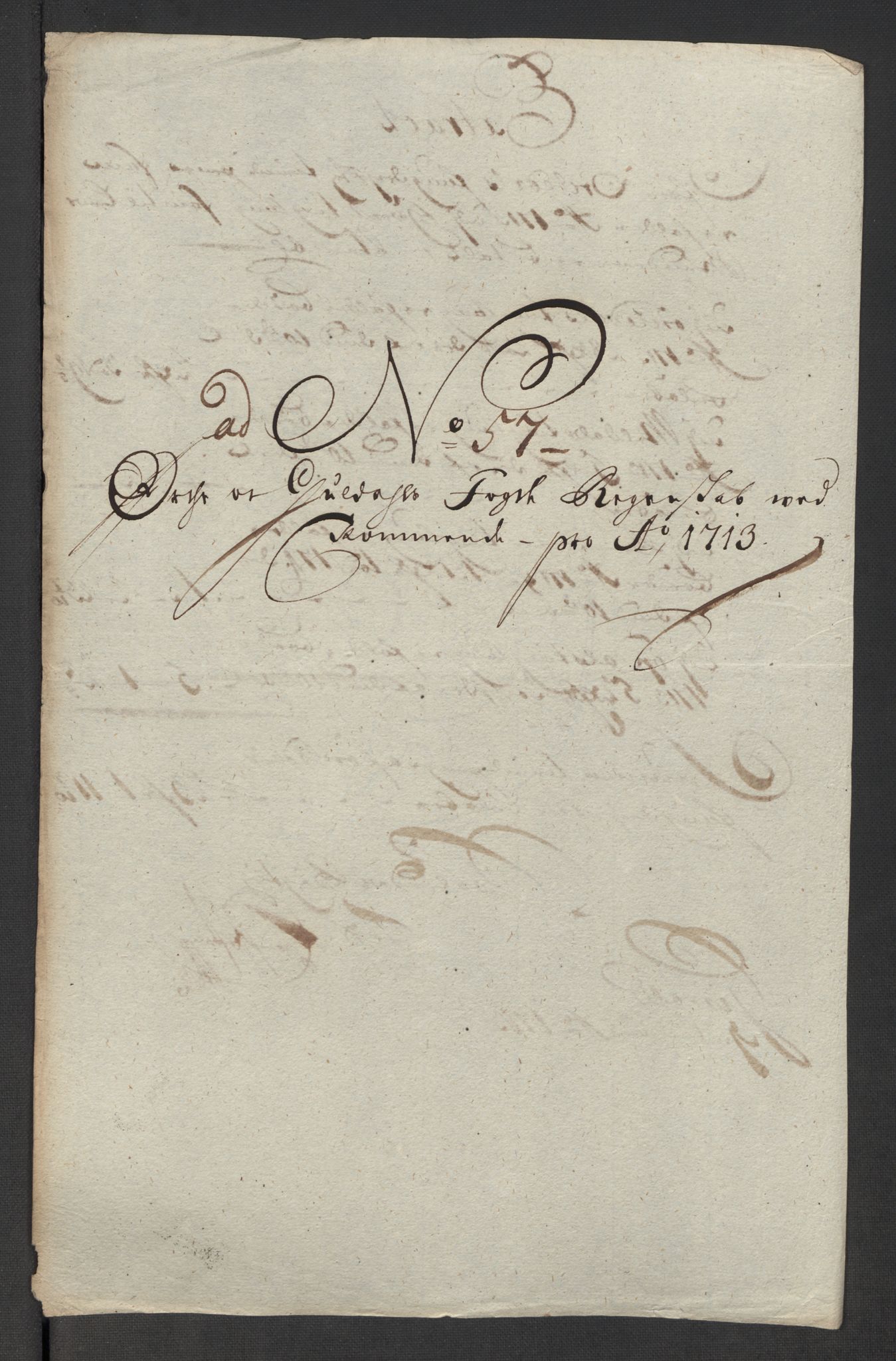 Rentekammeret inntil 1814, Reviderte regnskaper, Fogderegnskap, RA/EA-4092/R60/L3964: Fogderegnskap Orkdal og Gauldal, 1713, s. 453