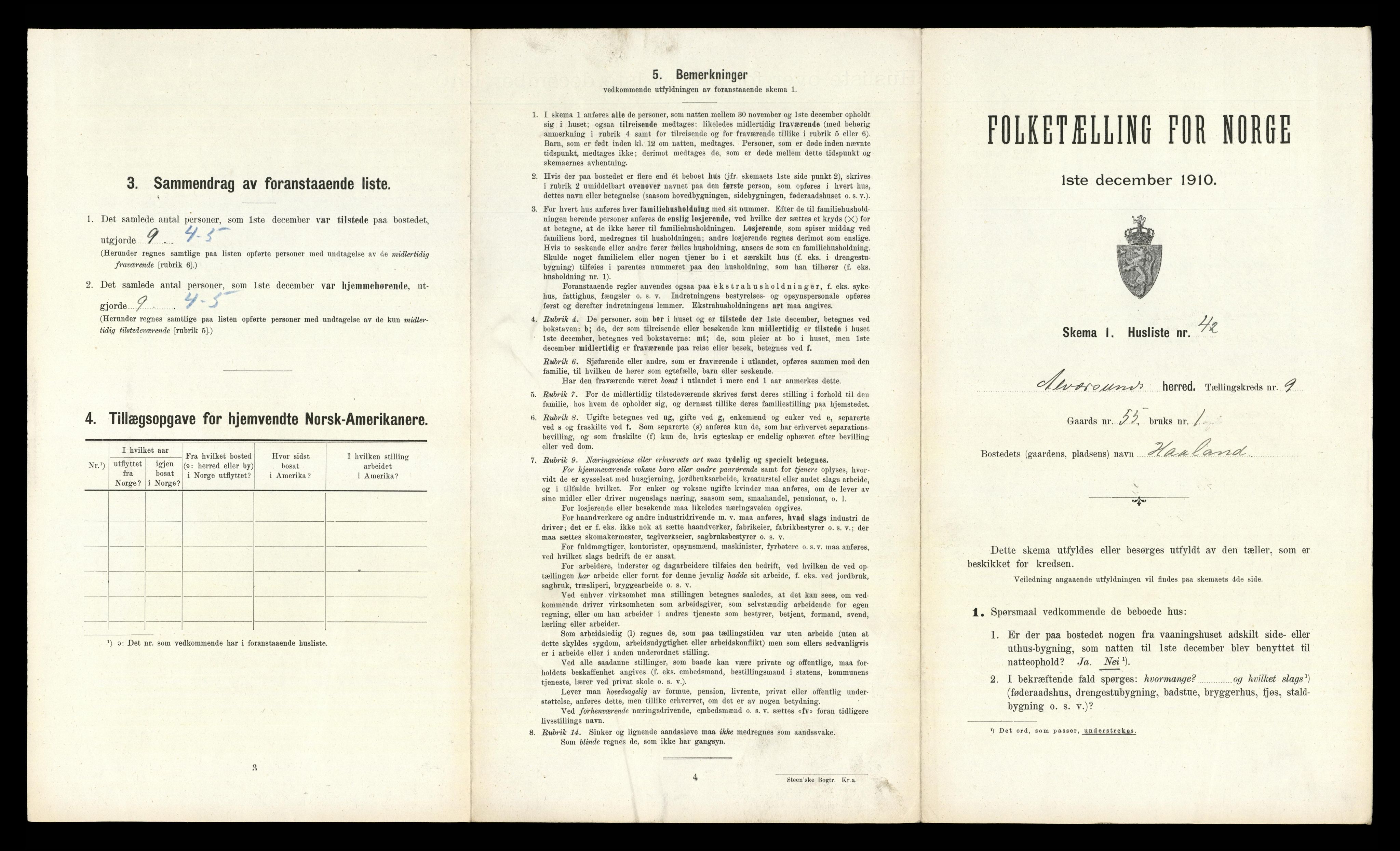 RA, Folketelling 1910 for 1257 Alversund herred, 1910, s. 732
