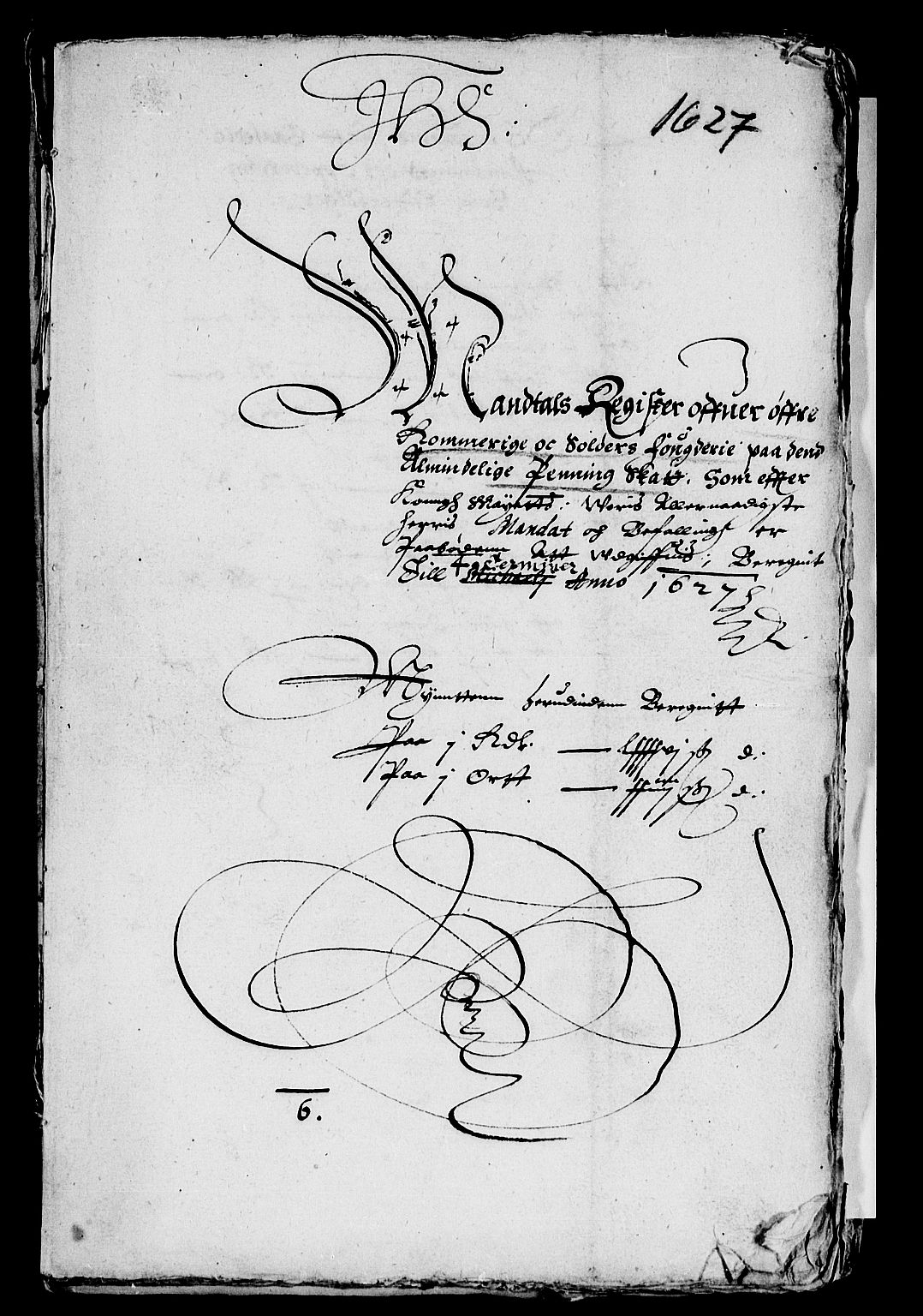 Rentekammeret inntil 1814, Reviderte regnskaper, Lensregnskaper, RA/EA-5023/R/Rb/Rba/L0083: Akershus len, 1627-1628