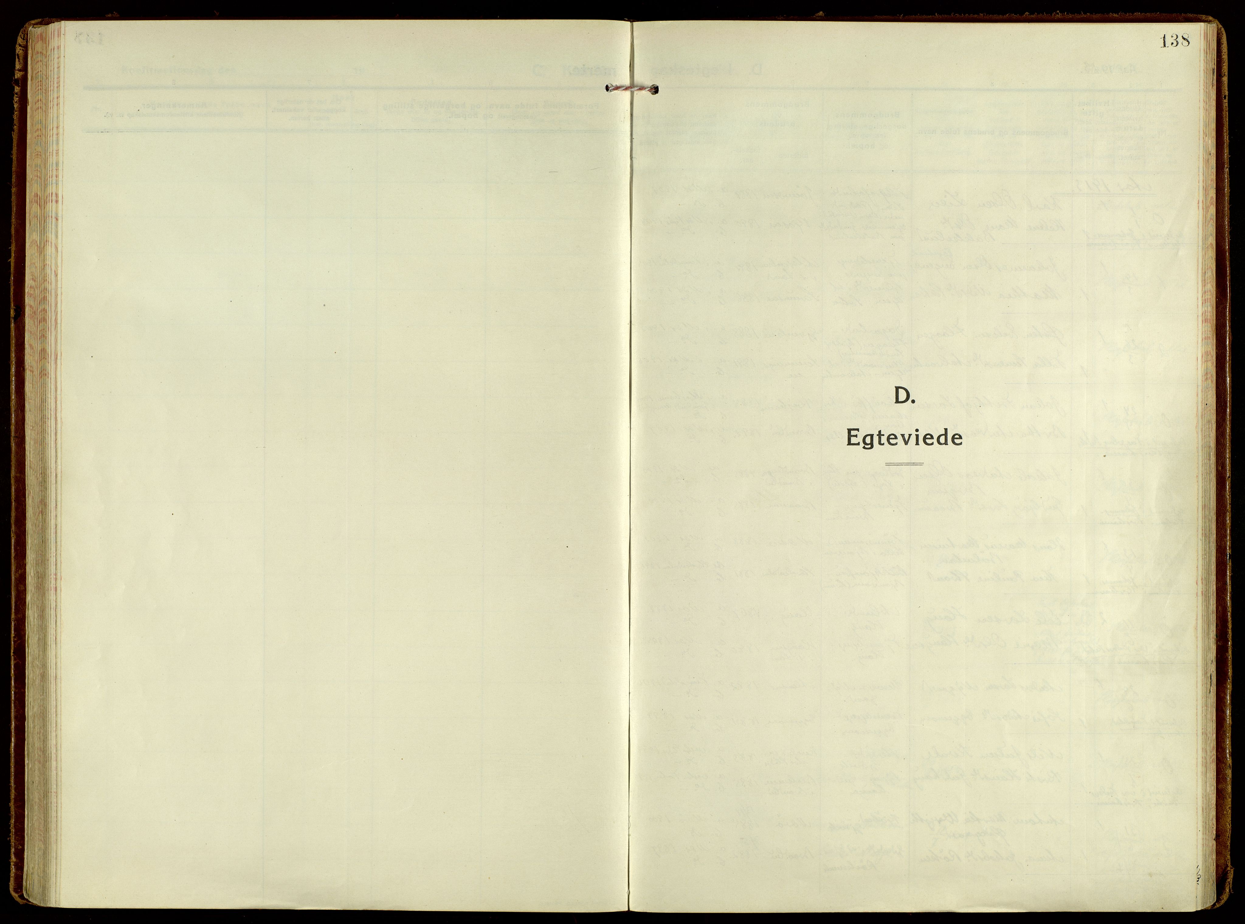 Brandbu prestekontor, SAH/PREST-114/H/Ha/Haa/L0004: Ministerialbok nr. 4, 1913-1923, s. 138