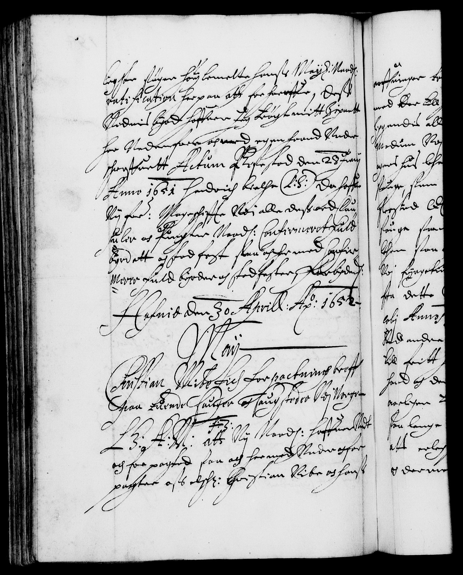 Danske Kanselli 1572-1799, RA/EA-3023/F/Fc/Fca/Fcaa/L0008: Norske registre (mikrofilm), 1651-1656, s. 194b