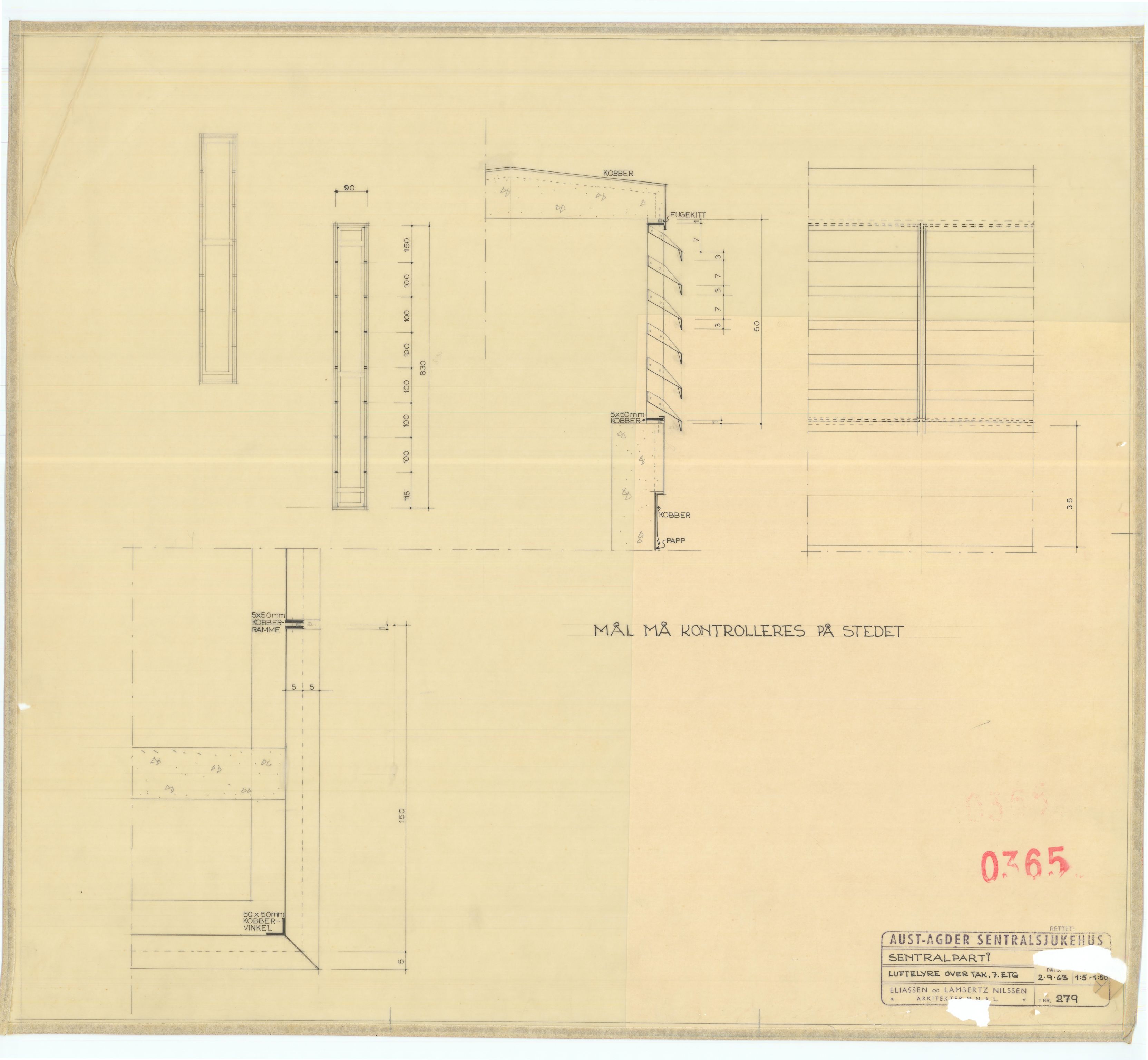 Eliassen og Lambertz-Nilssen Arkitekter, AAKS/PA-2983/T/T01/L0005: Tegningskogger 0365, 1960-1966, s. 14