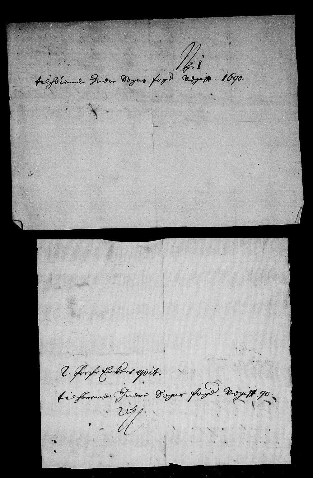Rentekammeret inntil 1814, Reviderte regnskaper, Stiftamtstueregnskaper, Bergen stiftamt, AV/RA-EA-6043/R/Rc/L0093: Bergen stiftamt, 1690