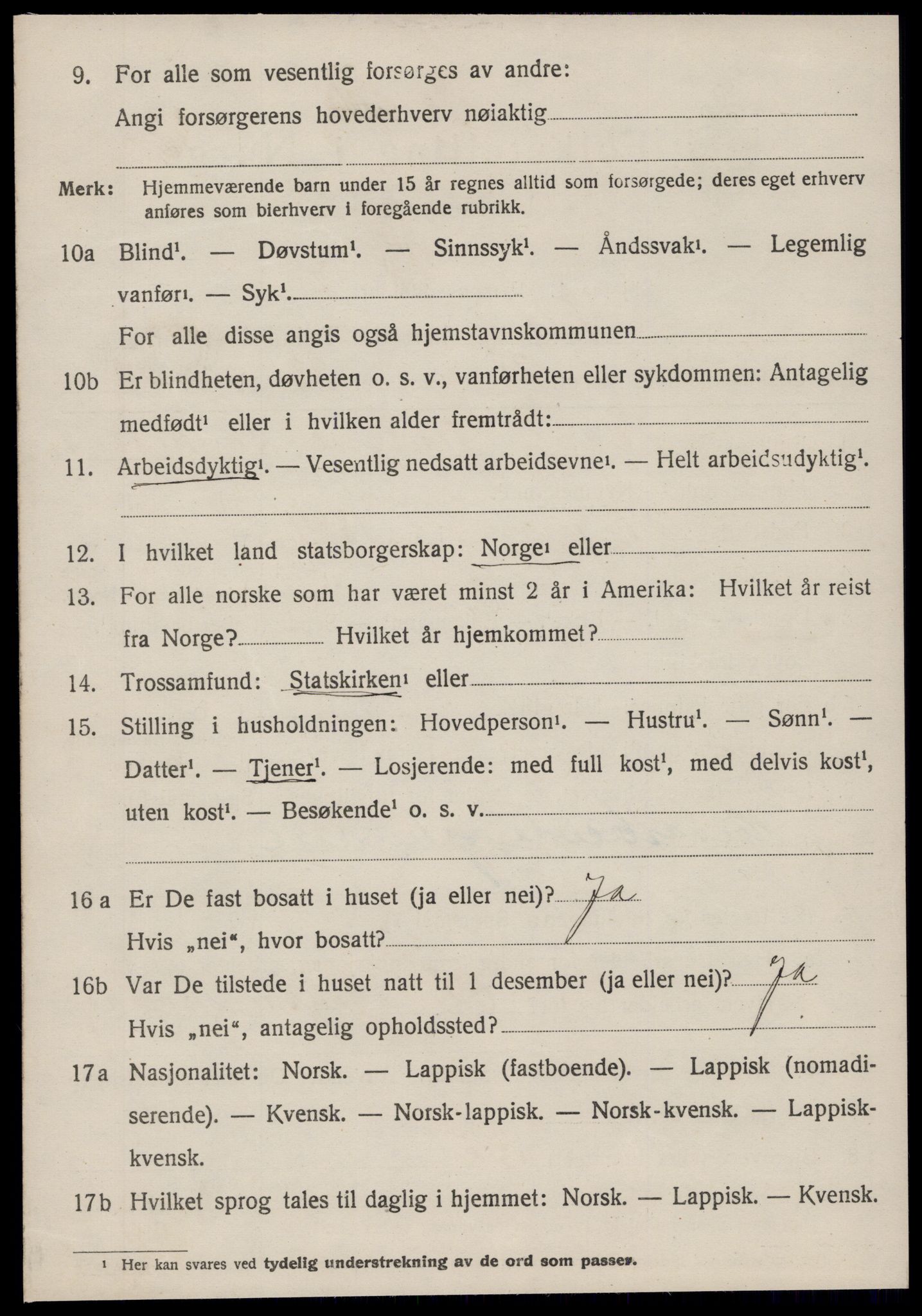 SAT, Folketelling 1920 for 1616 Fillan herred, 1920, s. 3395