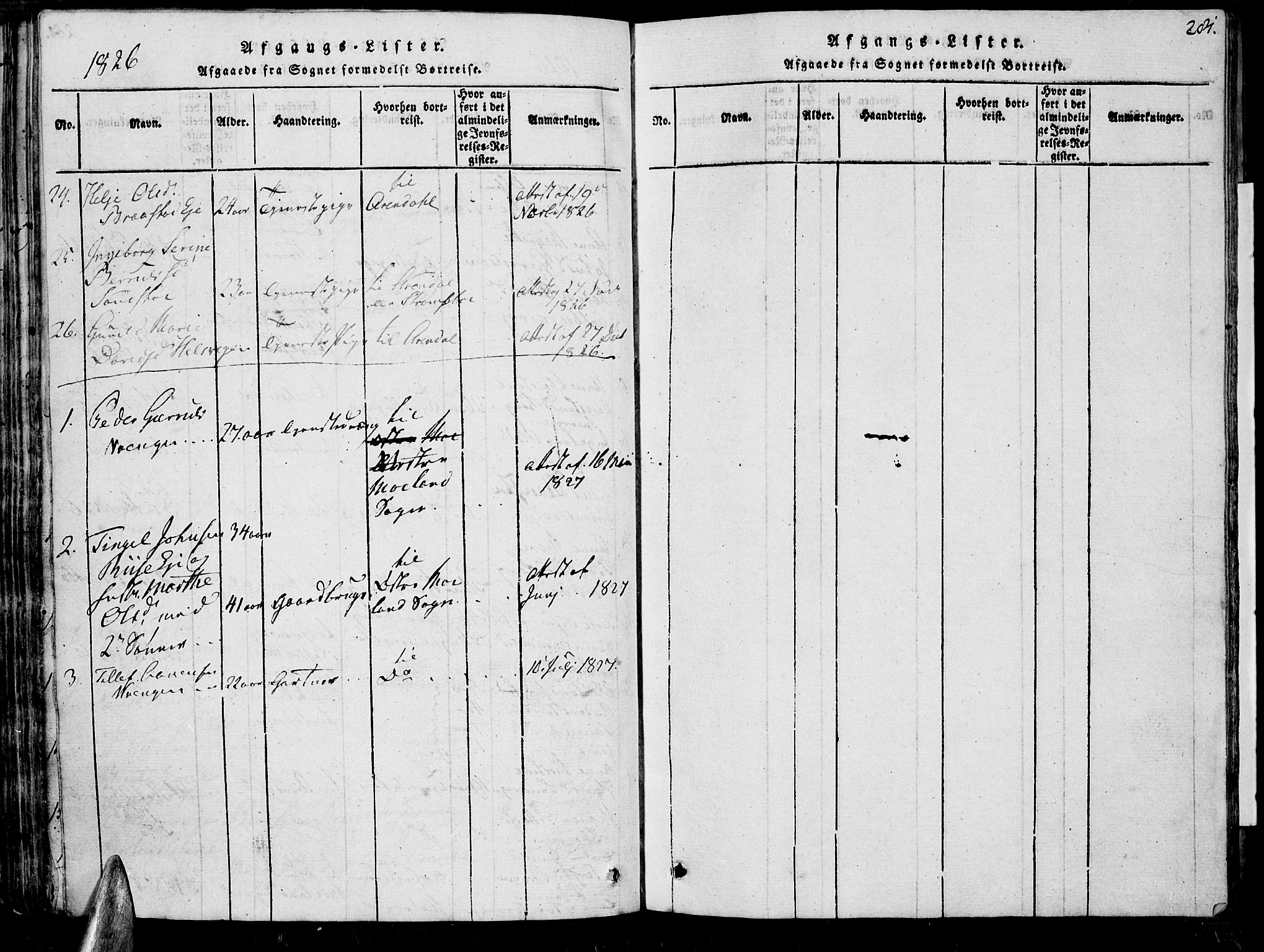 Øyestad sokneprestkontor, SAK/1111-0049/F/Fb/L0003: Klokkerbok nr. B 3, 1816-1827, s. 281