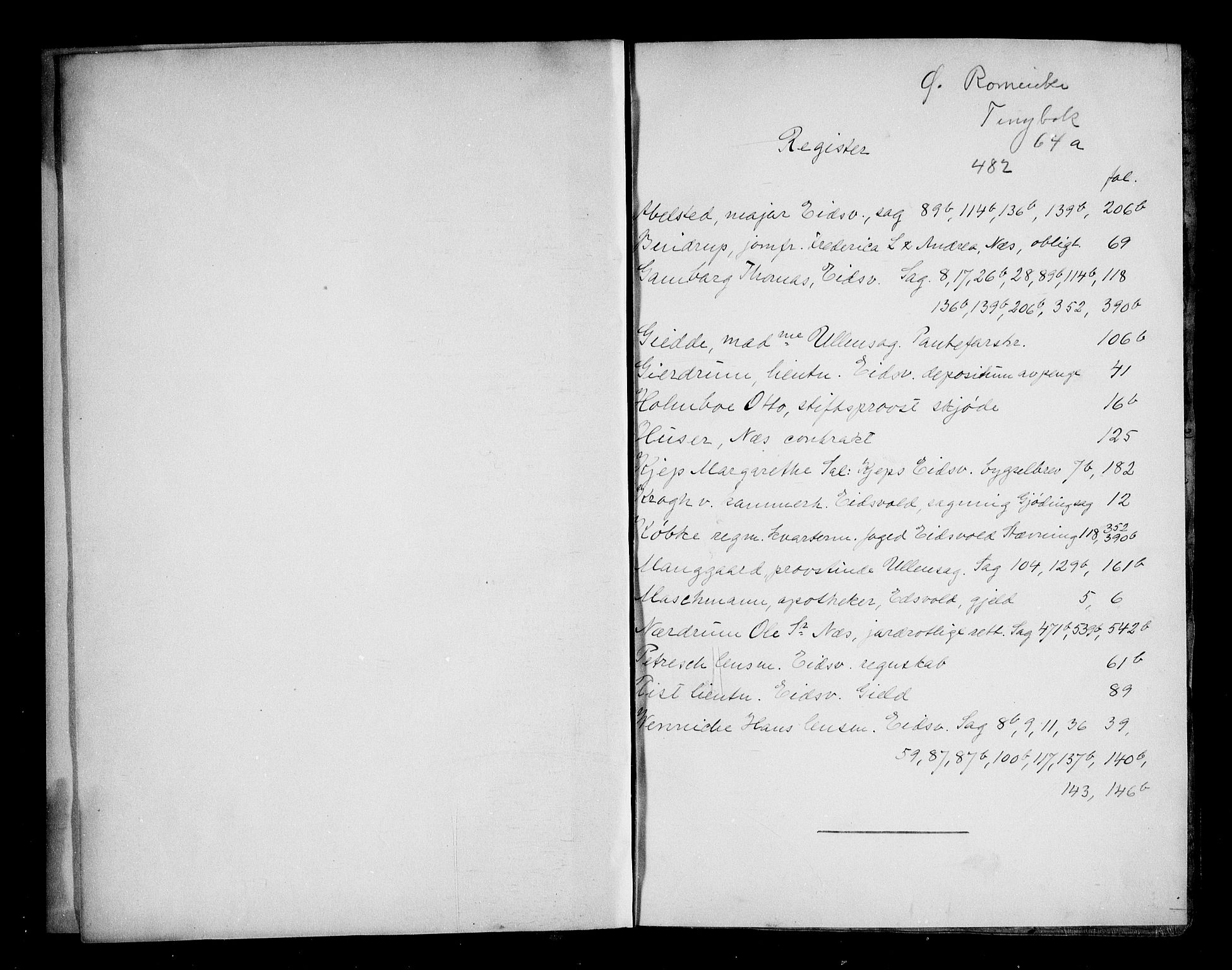 Øvre Romerike sorenskriveri, SAO/A-10649/F/Fb/L0063a: Tingbok 63a, 1779-1783