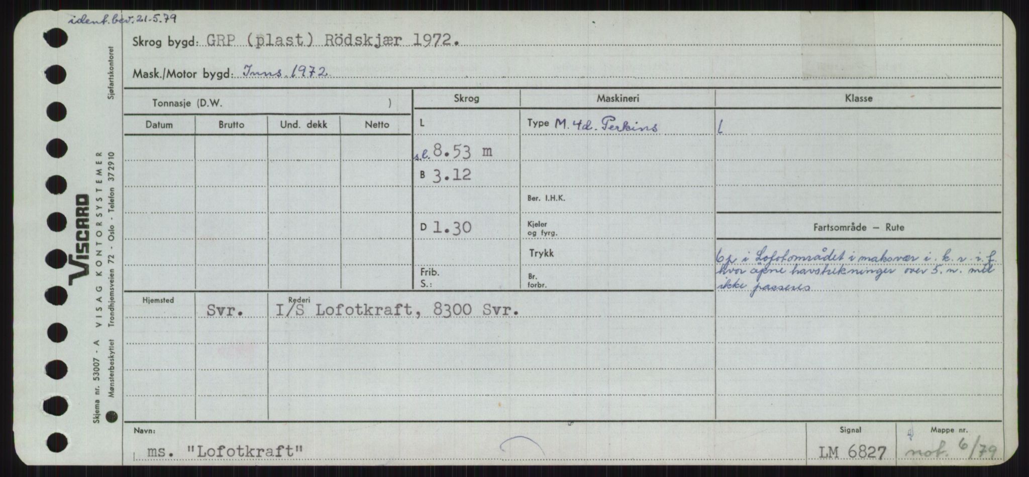 Sjøfartsdirektoratet med forløpere, Skipsmålingen, AV/RA-S-1627/H/Ha/L0003/0002: Fartøy, Hilm-Mar / Fartøy, Kom-Mar, s. 569
