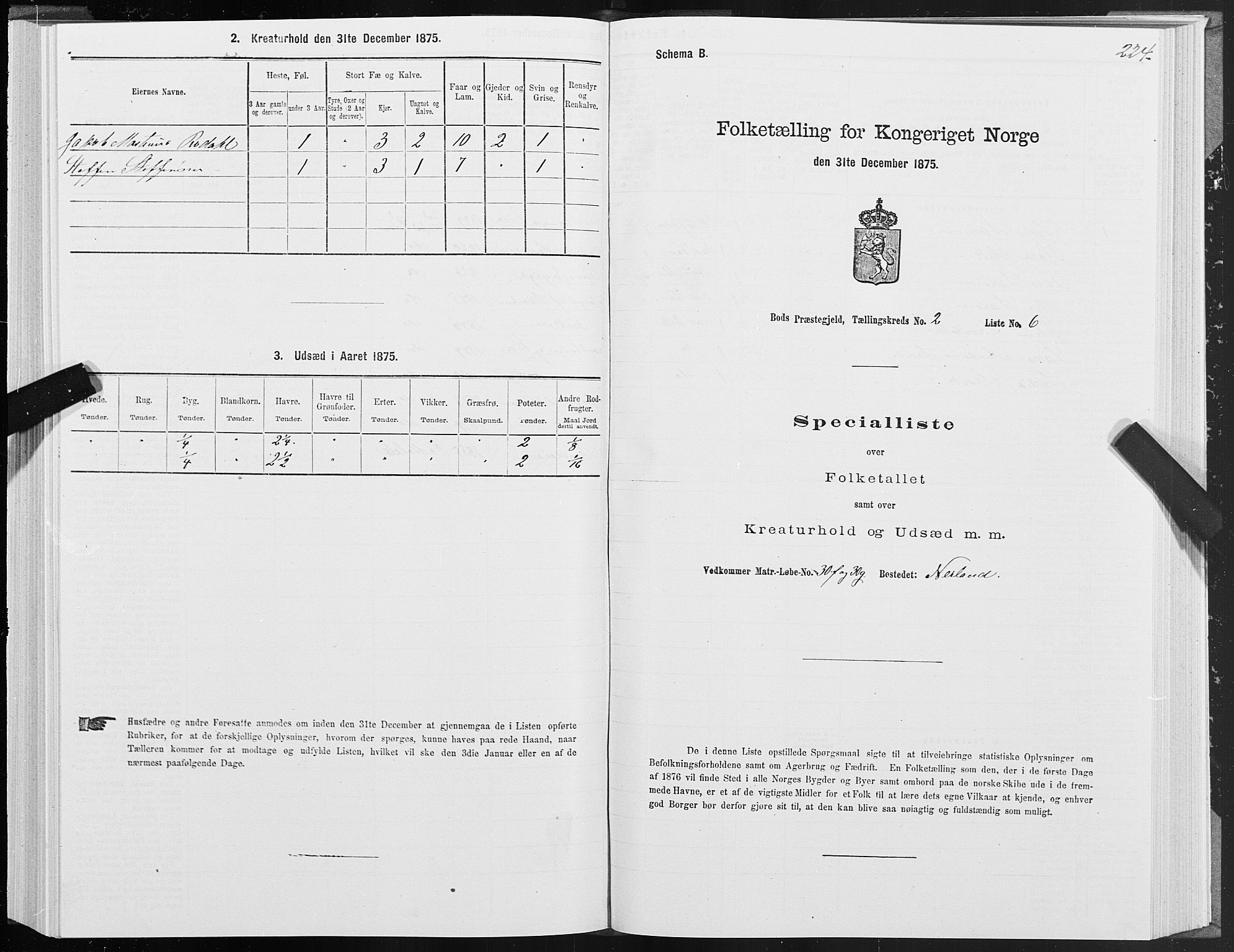 SAT, Folketelling 1875 for 1549P Bud prestegjeld, 1875, s. 1224